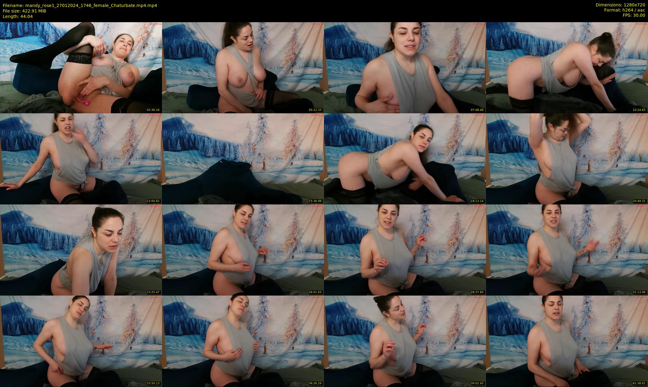 mandy_rose1 — 45 minute Chaturbate female cam show recording, 720p, Jan 27, 2024