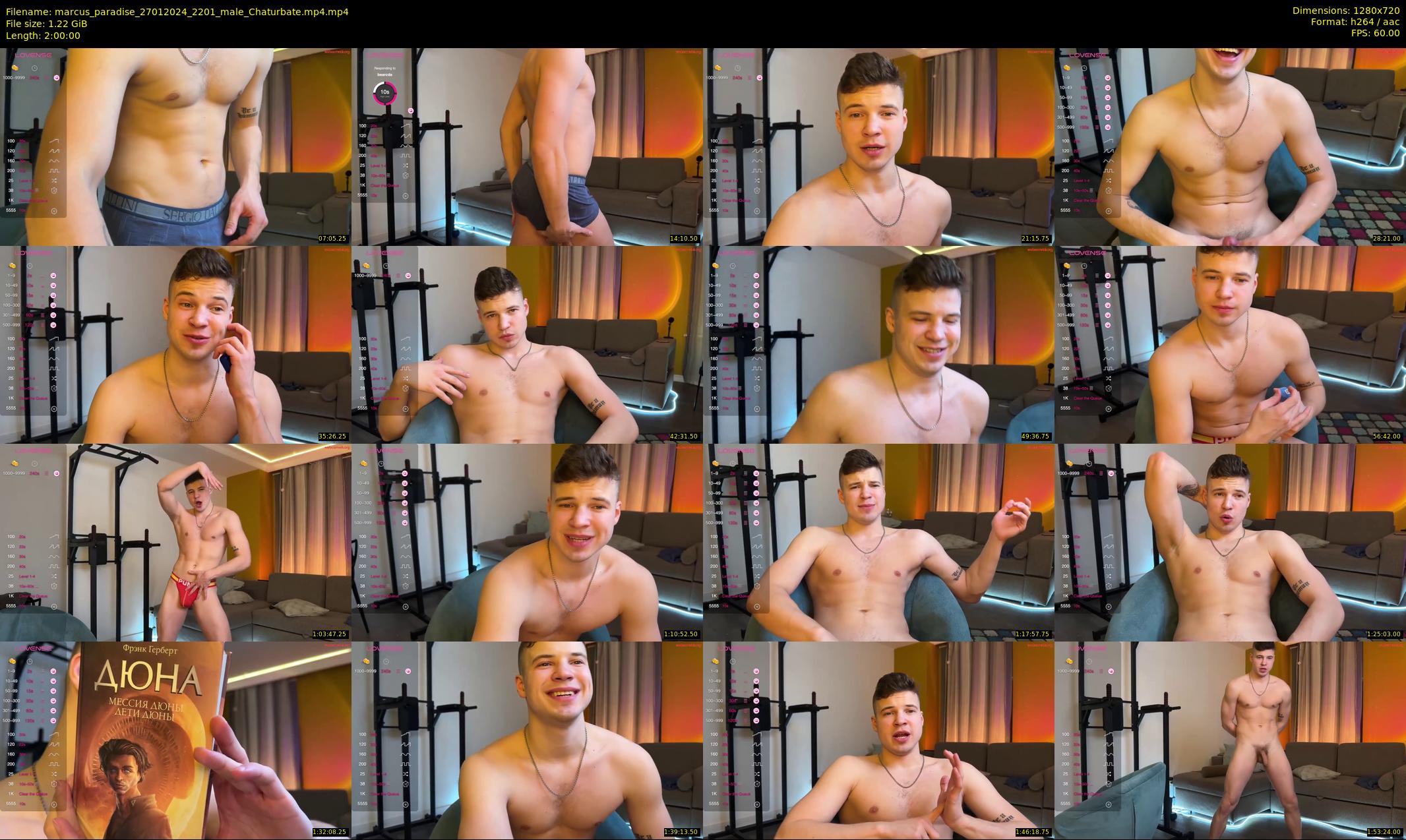 marcus_paradise — 120 minute Chaturbate male cam show recording, 720p, Jan 27, 2024