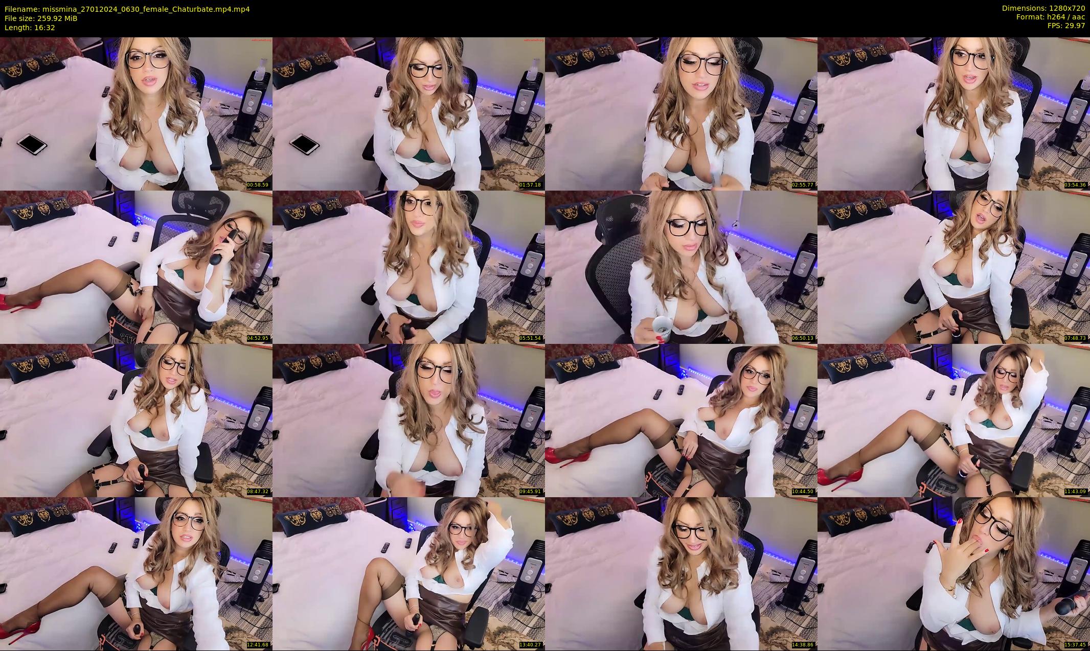 missmina — 17 minute Chaturbate female cam show recording, 720p, Jan 27, 2024