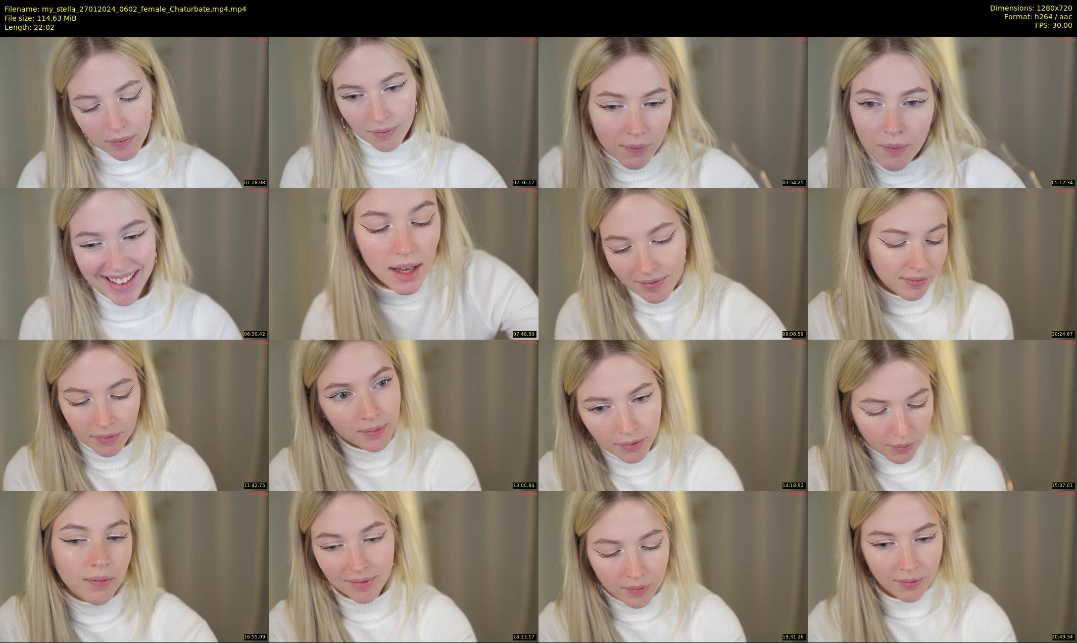 my_stella — 23 minute Chaturbate female cam show recording, 720p, Jan 27, 2024