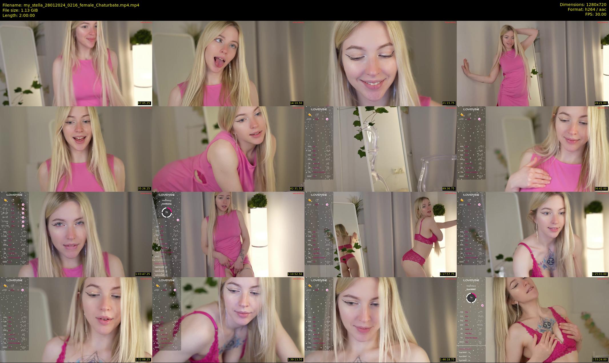 my_stella — 120 minute Chaturbate female cam show recording, 720p, Jan 28, 2024