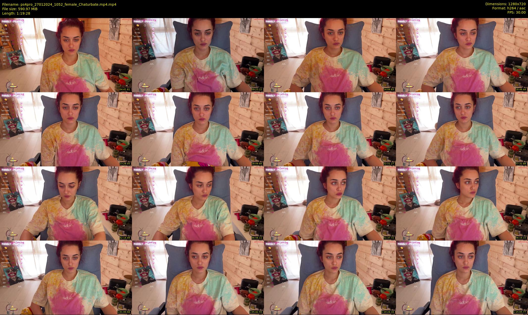 ps4pro — 80 minute Chaturbate female cam show recording, 720p, Jan 27, 2024