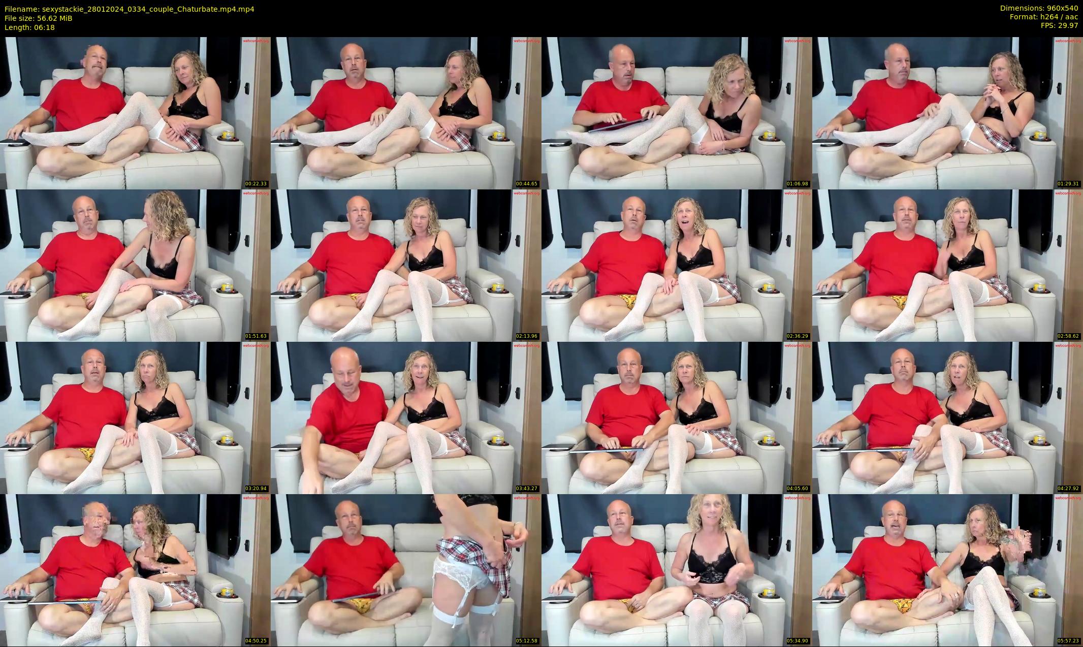 sexystackie — 7 minute Chaturbate couple cam show recording, 480p, Jan 28, 2024