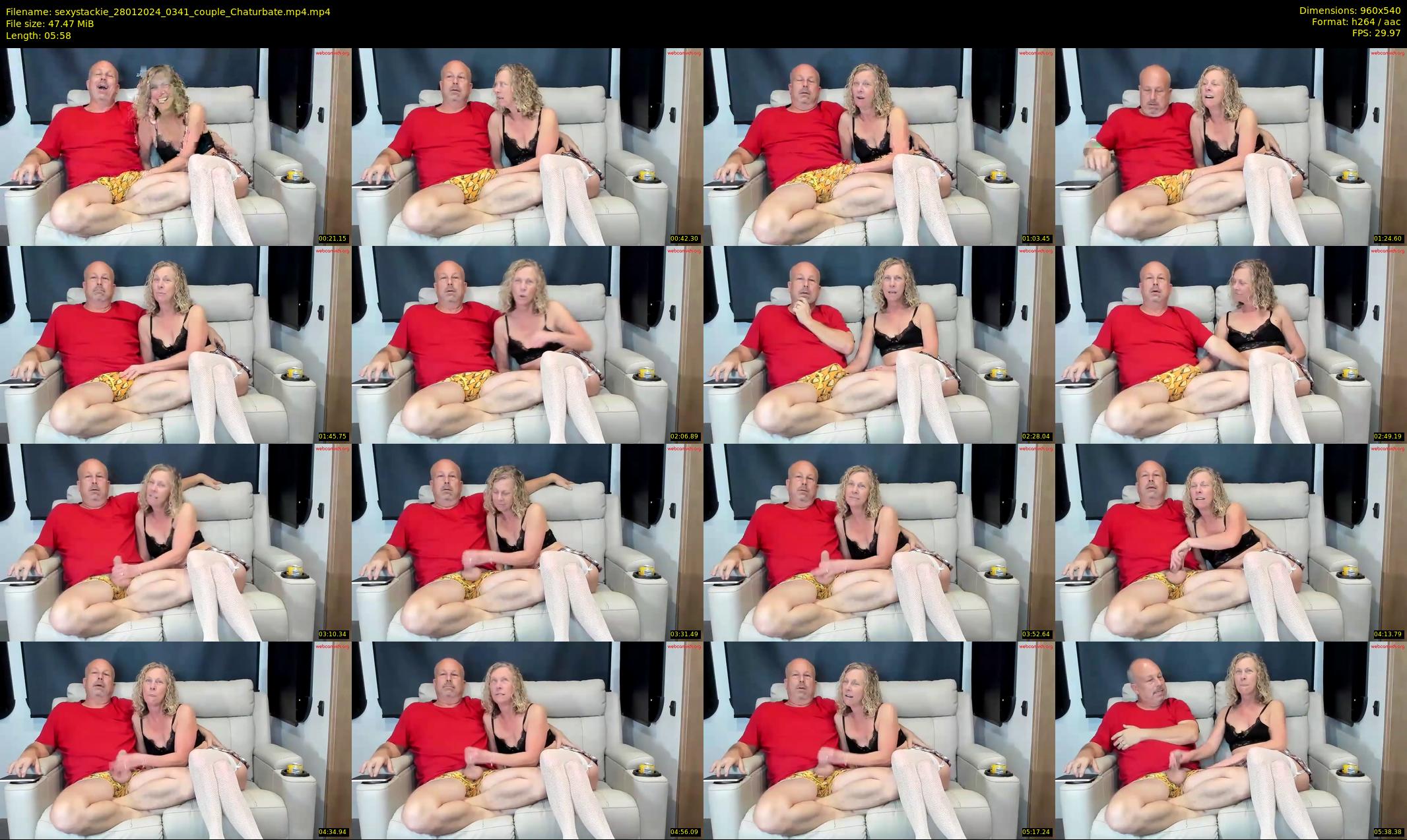sexystackie — 6 minute Chaturbate couple cam show recording, 480p, Jan 28, 2024