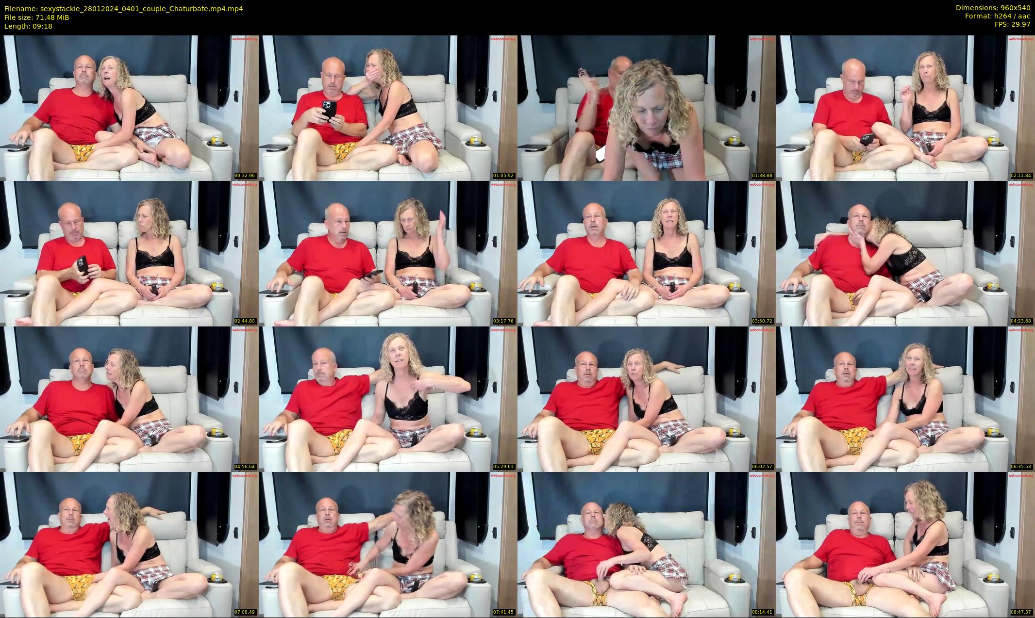 sexystackie — 10 minute Chaturbate couple cam show recording, 480p, Jan 28, 2024