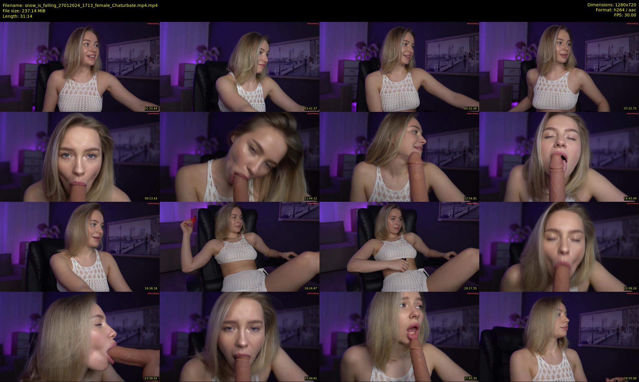 snow_is_falling — 32 minute Chaturbate female cam show recording, 720p, Jan 27, 2024