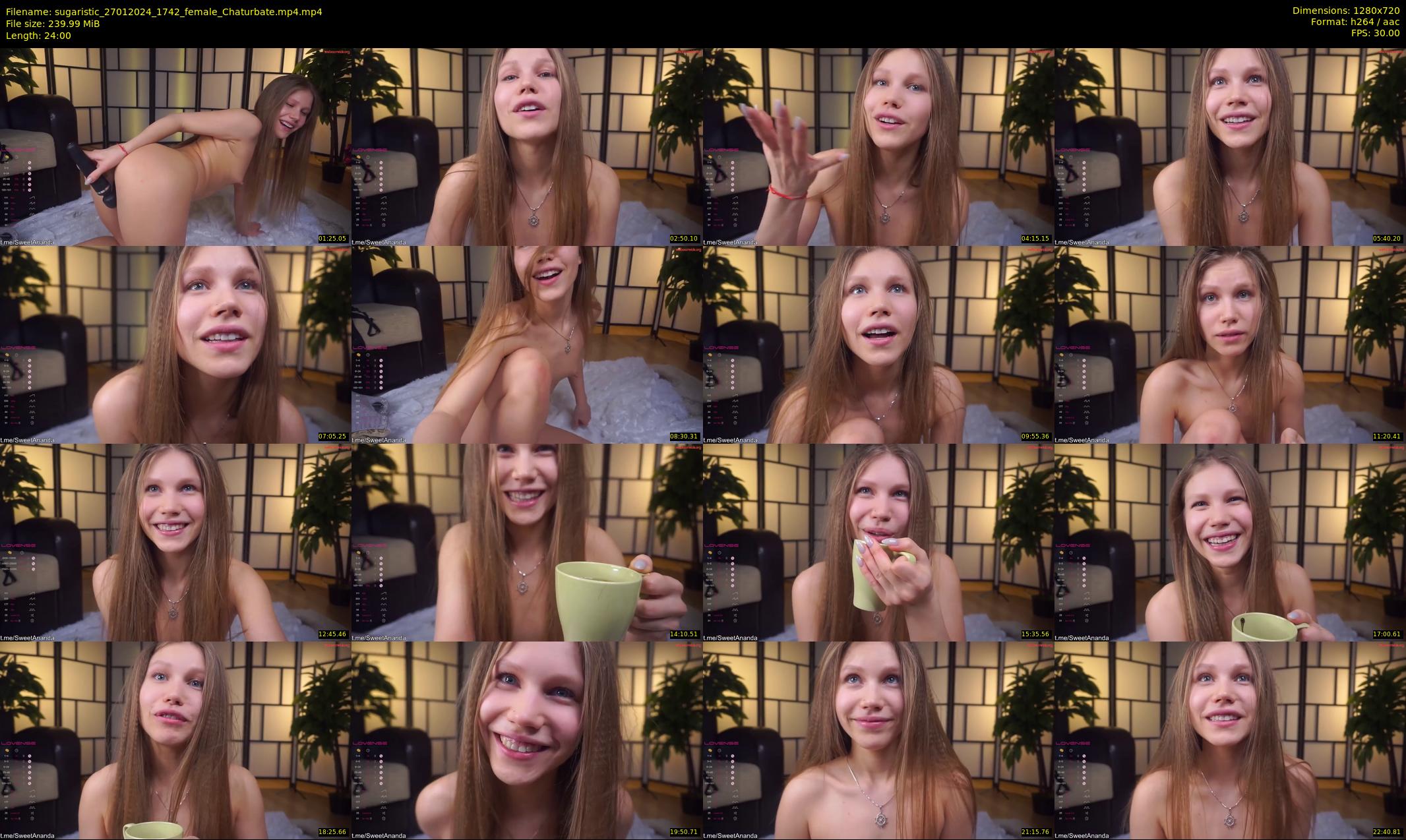 sugaristic — 24 minute Chaturbate female cam show recording, 720p, Jan 27, 2024