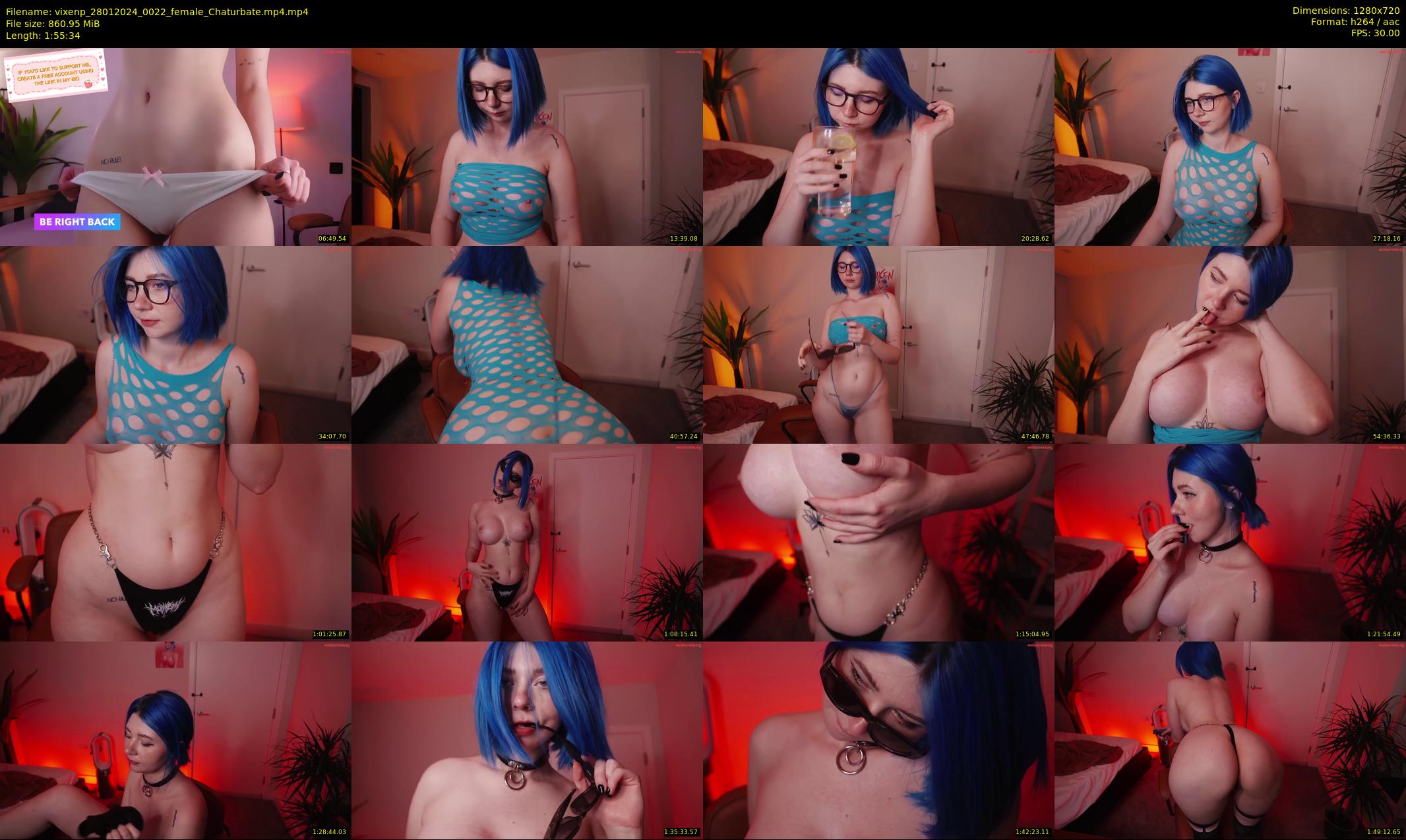 vixenp — 116 minute Chaturbate female cam show recording, 720p, Jan 28, 2024