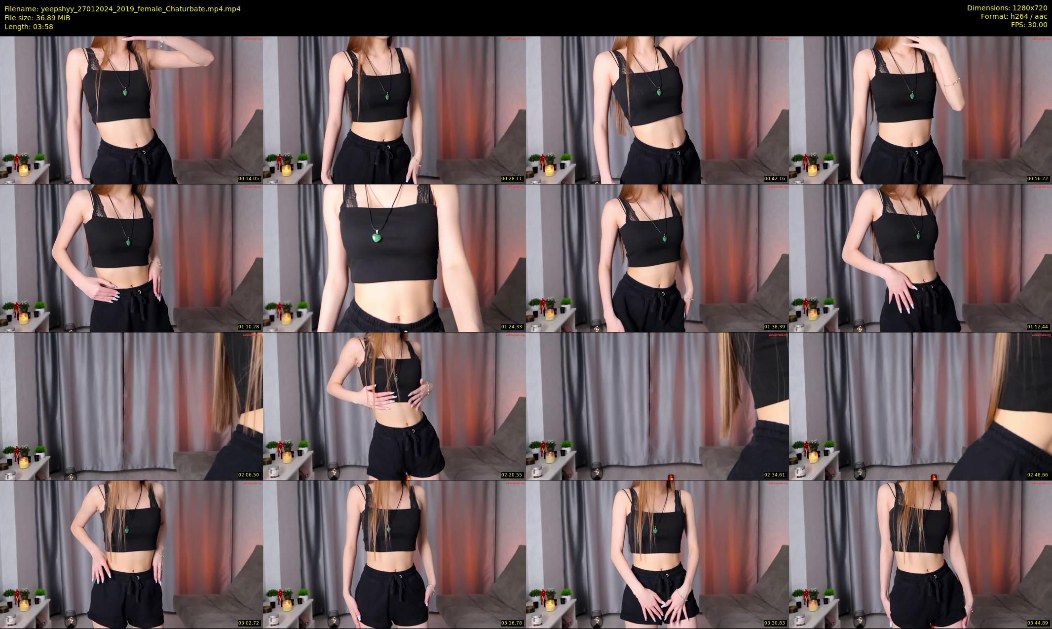 yeepshyy — 4 minute Chaturbate female cam show recording, 720p, Jan 27, 2024