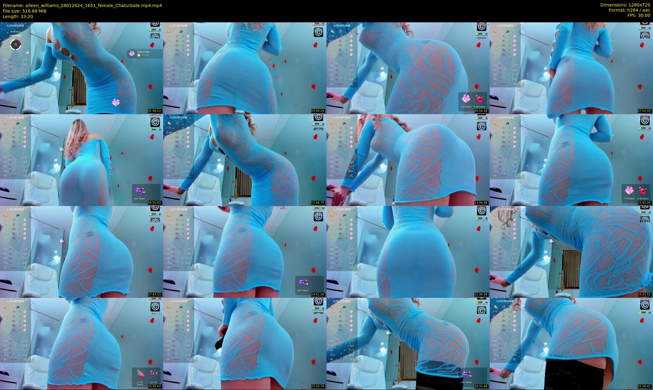 aileen_williams — 34 minute Chaturbate female cam show recording, 720p, Jan 28, 2024
