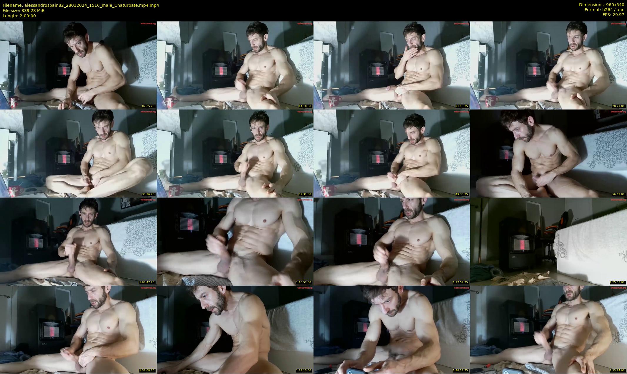 alessandrospain82 — 120 minute Chaturbate male cam show recording, 480p, Jan 28, 2024