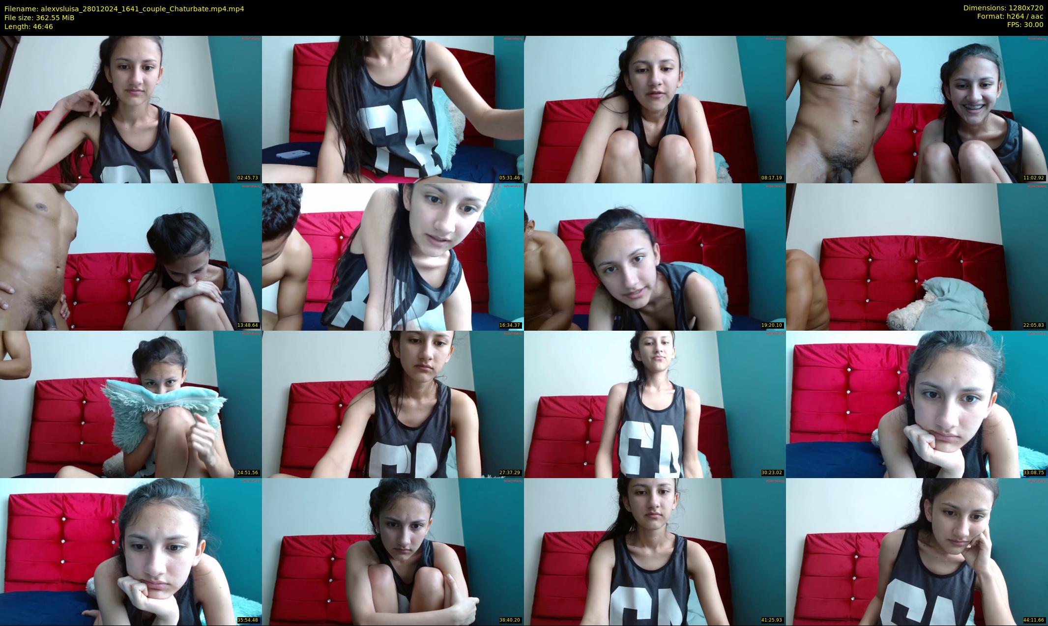 alexvsluisa — 47 minute Chaturbate couple cam show recording, 720p, Jan 28, 2024