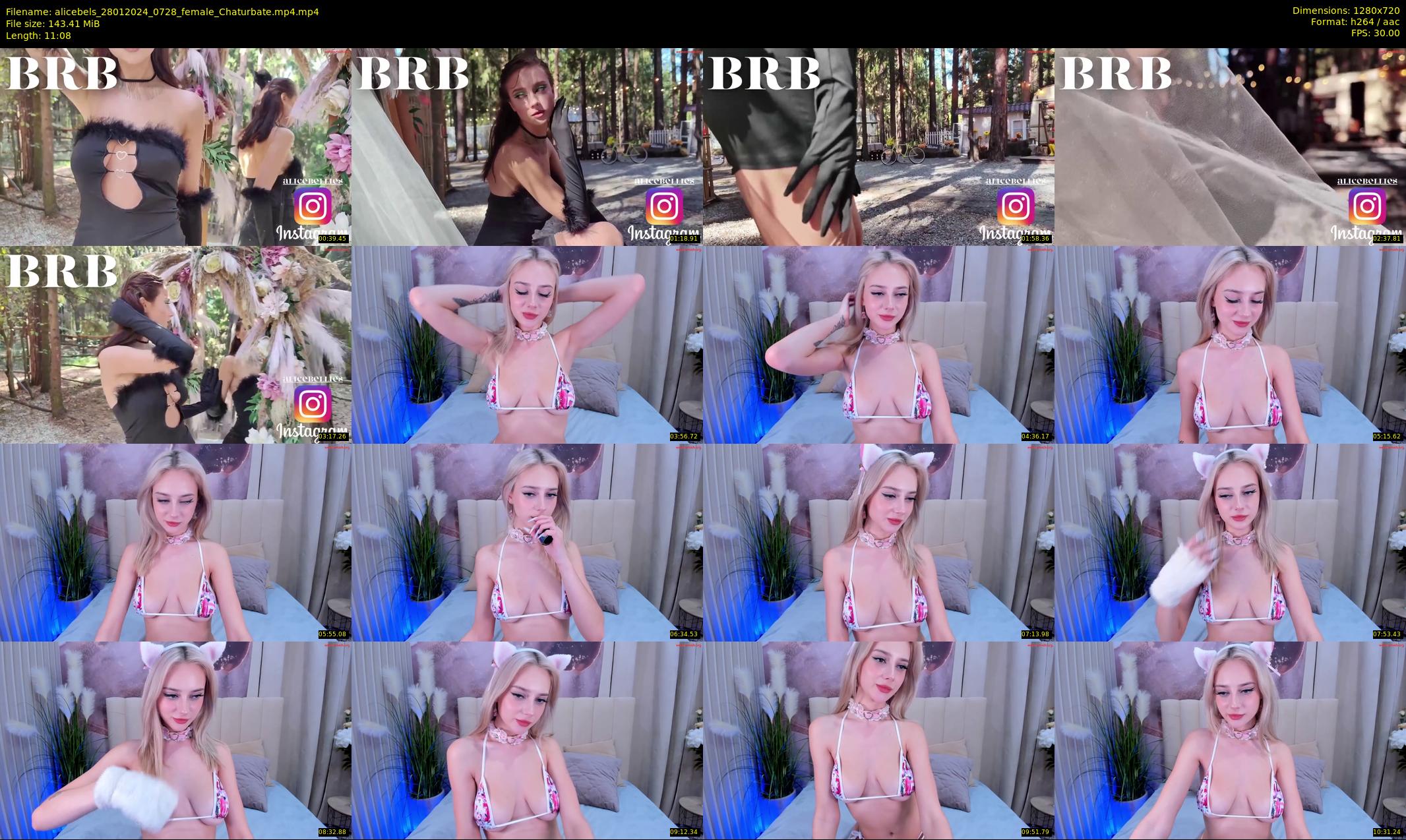alicebels — 12 minute Chaturbate female cam show recording, 720p, Jan 28, 2024
