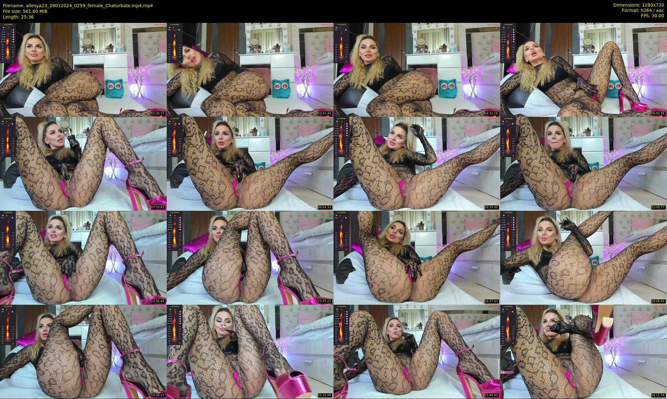 allesya23 — 26 minute Chaturbate female cam show recording, 720p, Jan 29, 2024