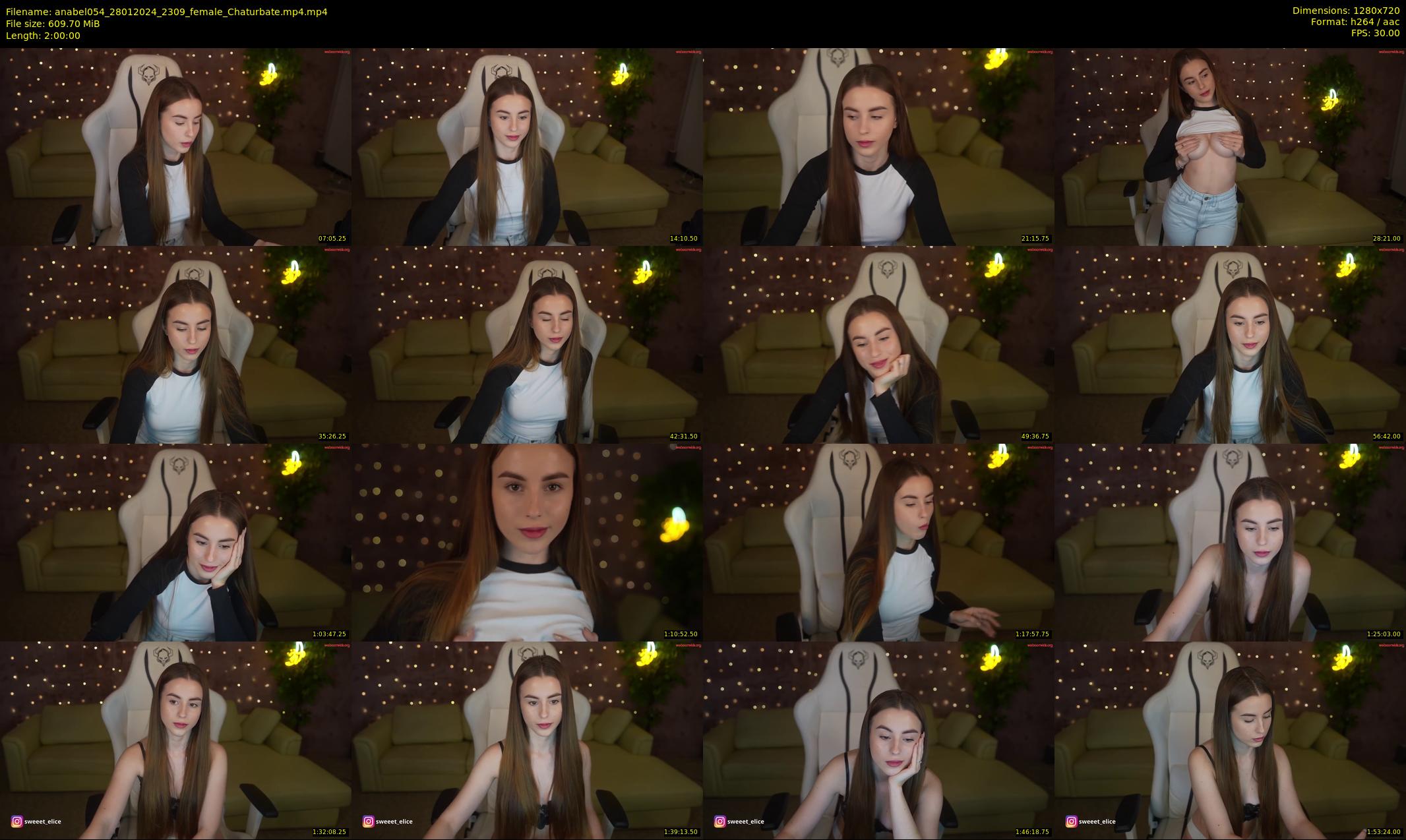 anabel054 — 120 minute Chaturbate female cam show recording, 720p, Jan 28, 2024