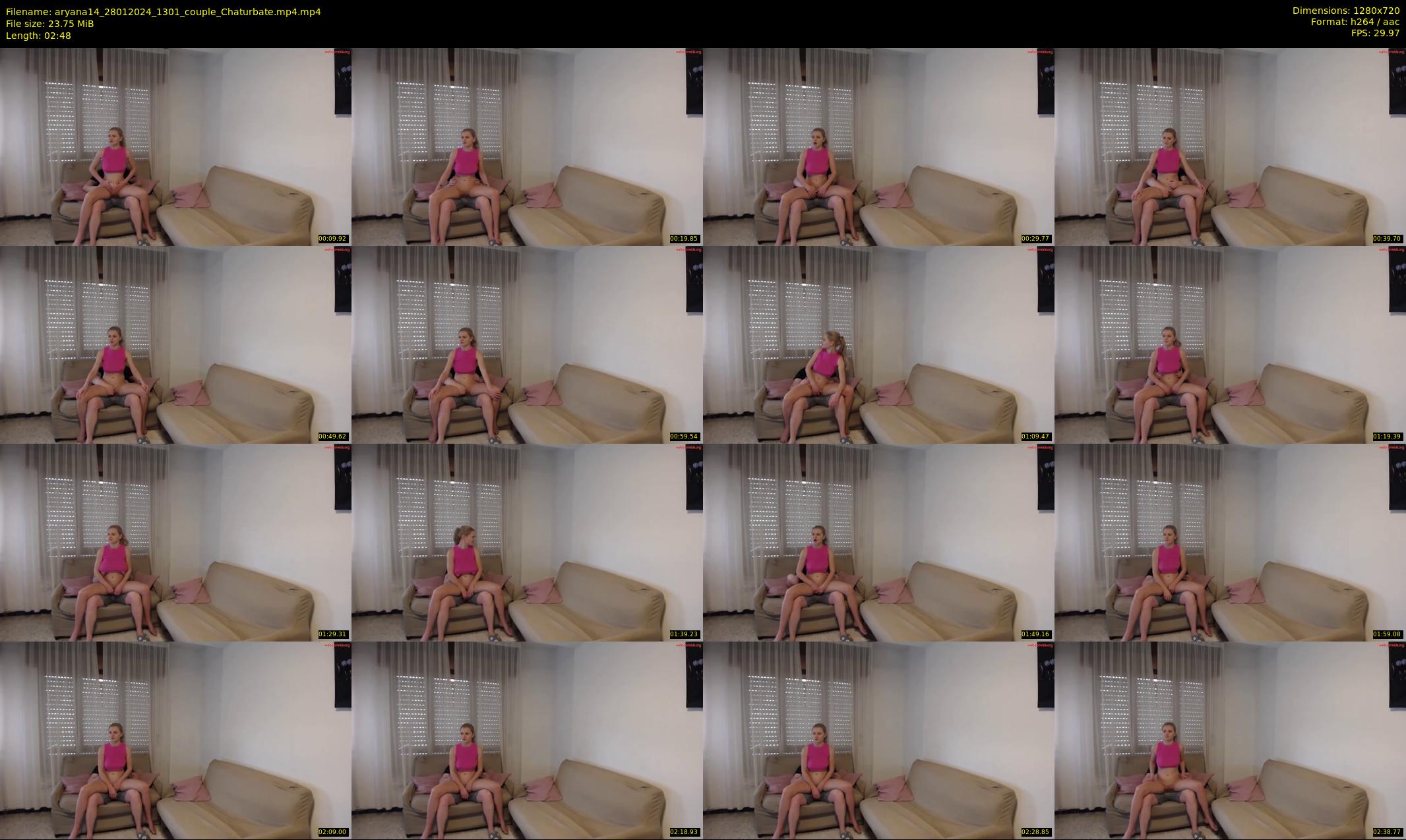 aryana14 — 3 minute Chaturbate couple cam show recording, 720p, Jan 28, 2024
