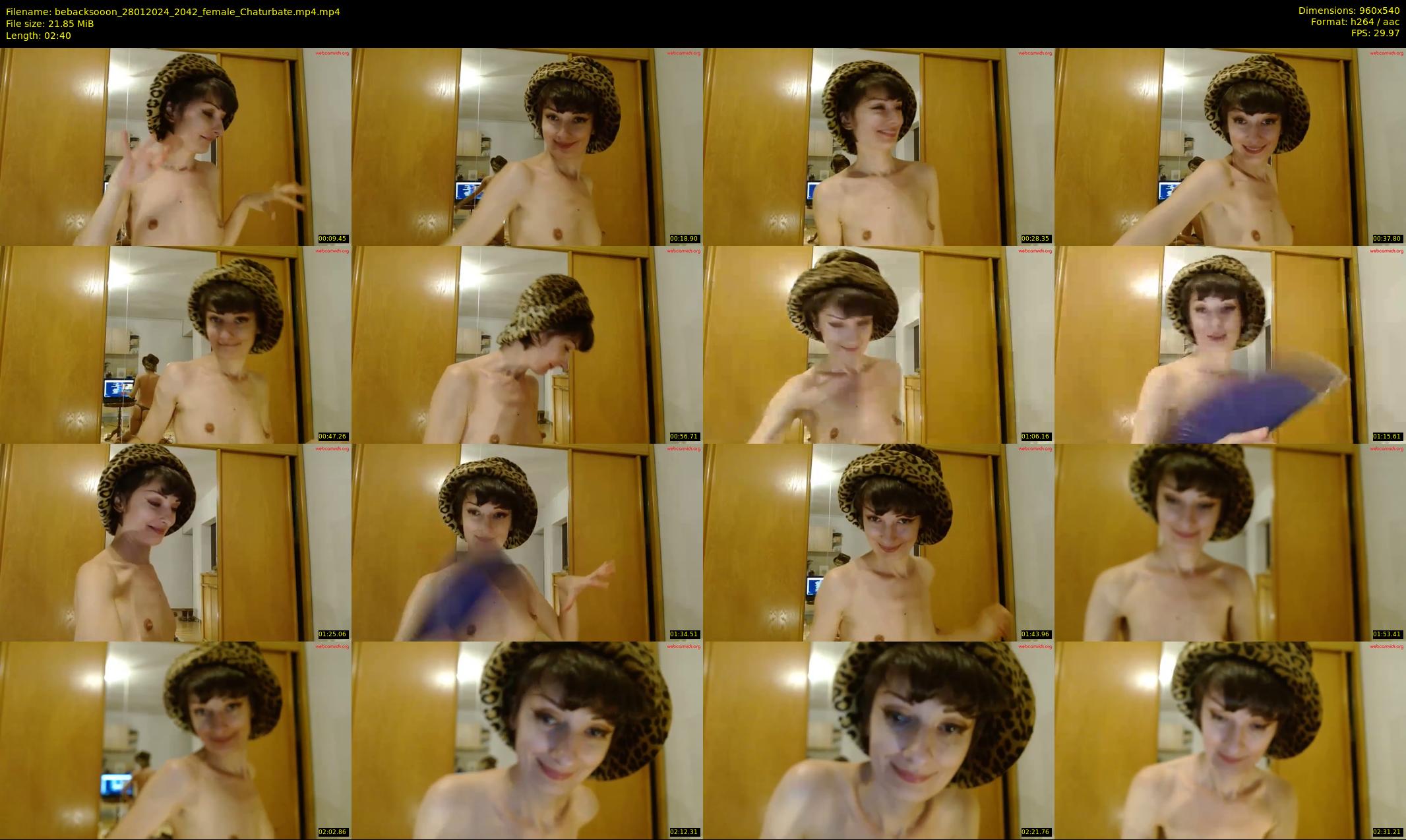bebacksooon — 3 minute Chaturbate female cam show recording, 480p, Jan 28, 2024