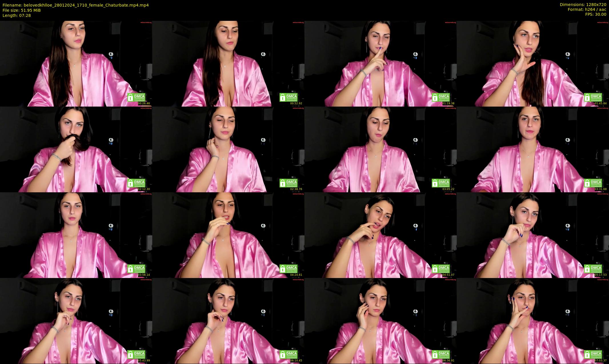 belovedkhlloe — 8 minute Chaturbate female cam show recording, 720p, Jan 28, 2024