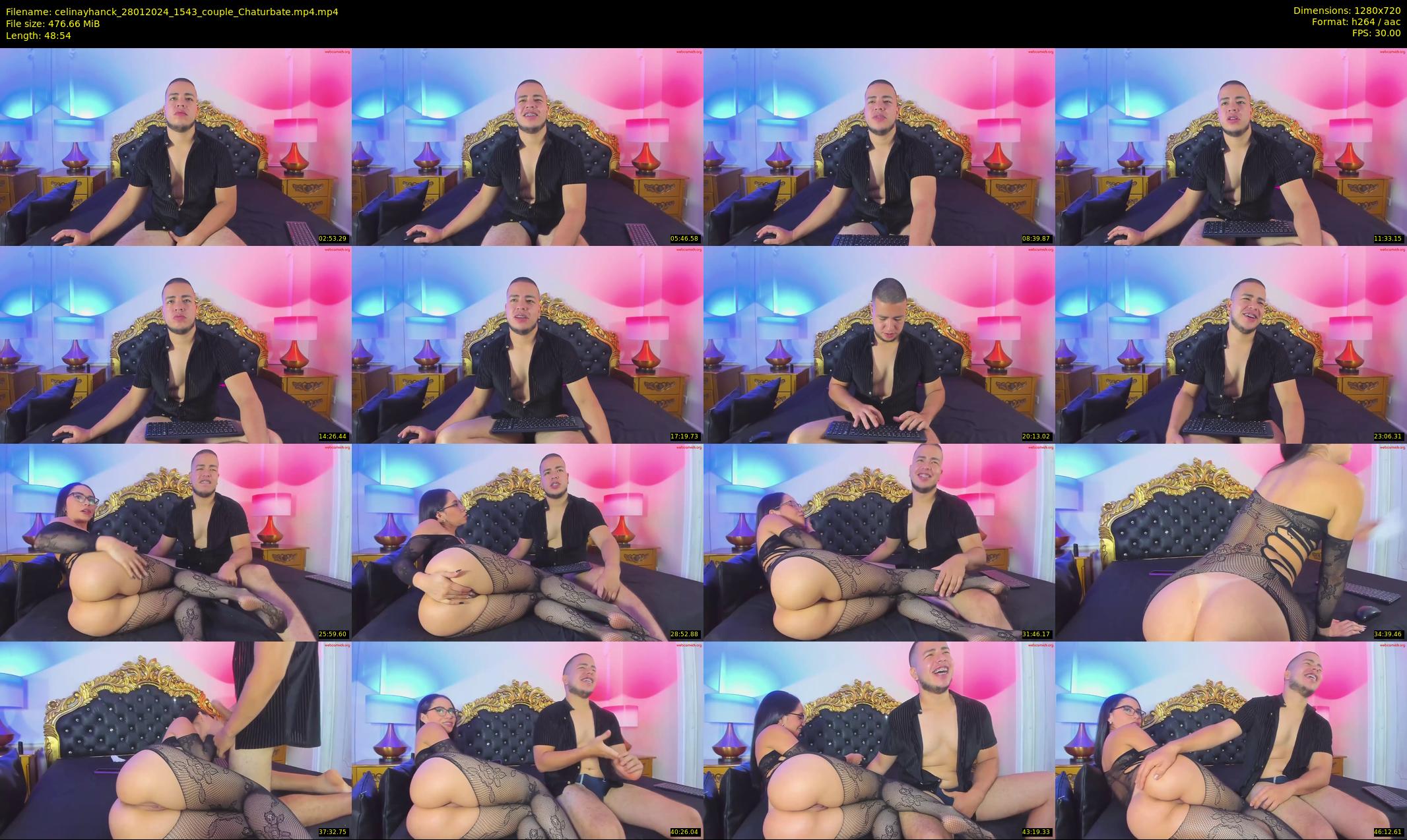 celinayhanck — 49 minute Chaturbate couple cam show recording, 720p, Jan 28, 2024