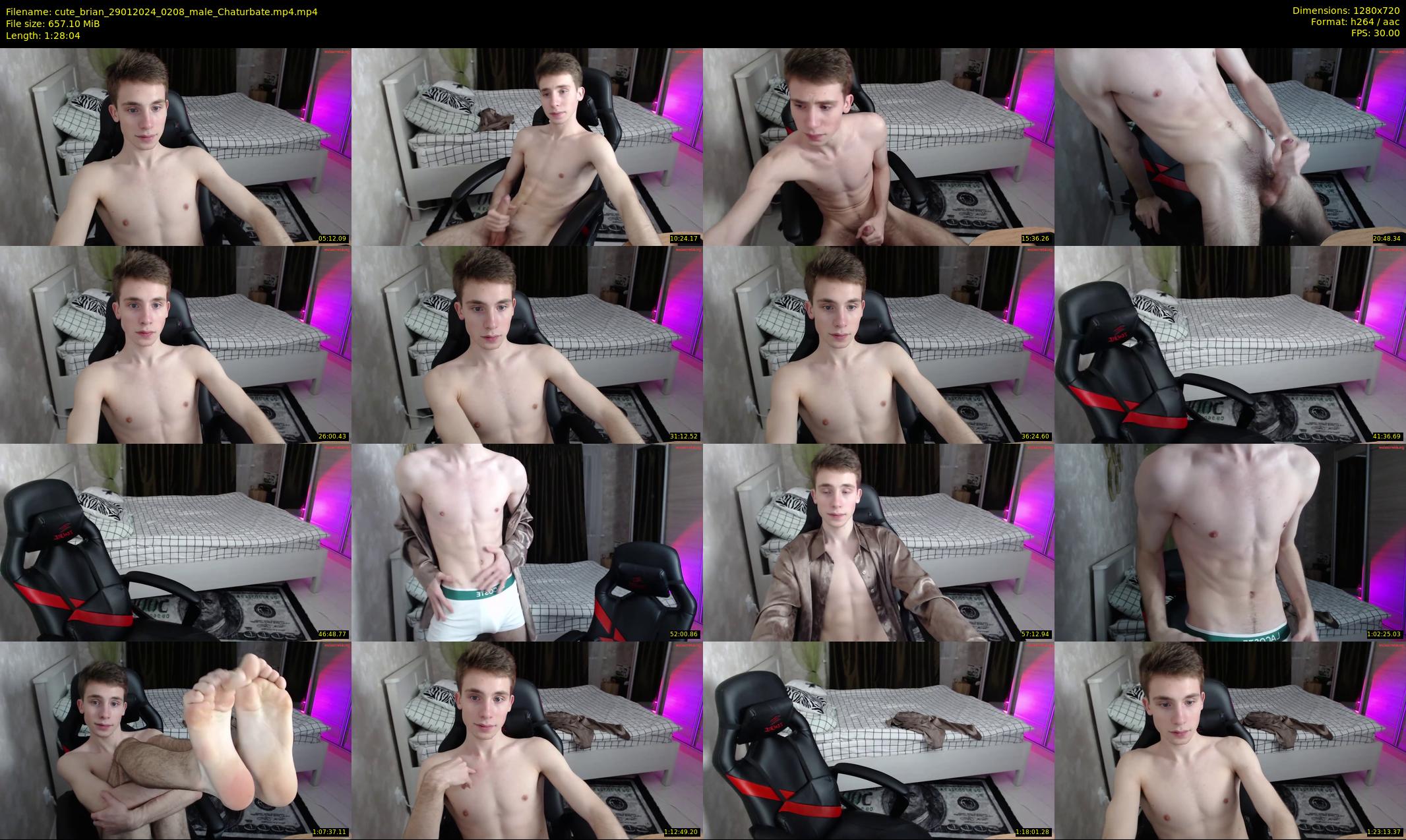 cute_brian — 89 minute Chaturbate male cam show recording, 720p, Jan 29, 2024