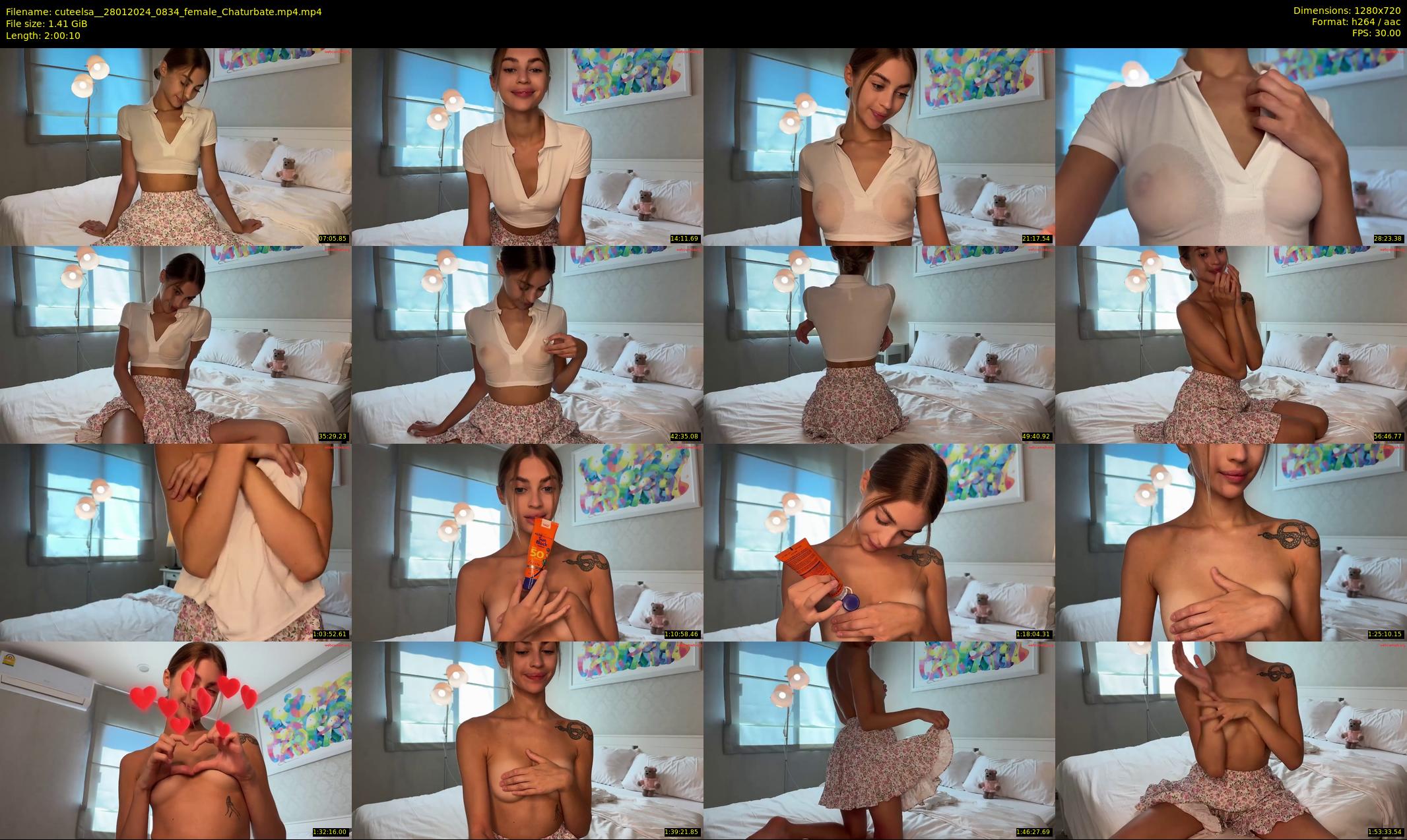 cuteelsa_ — 121 minute Chaturbate female cam show recording, 720p, Jan 28, 2024