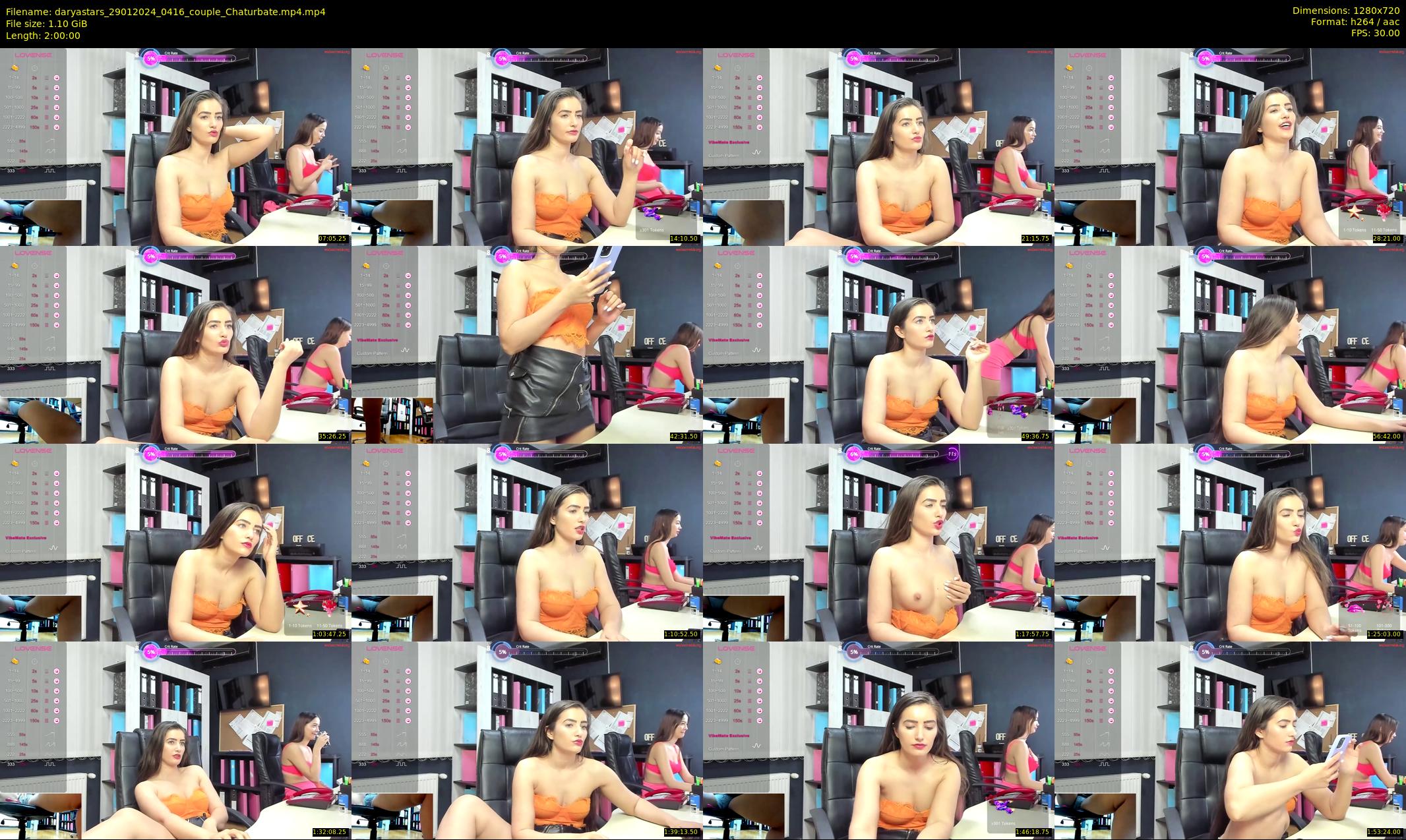 daryastars — 120 minute Chaturbate couple cam show recording, 720p, Jan 29, 2024