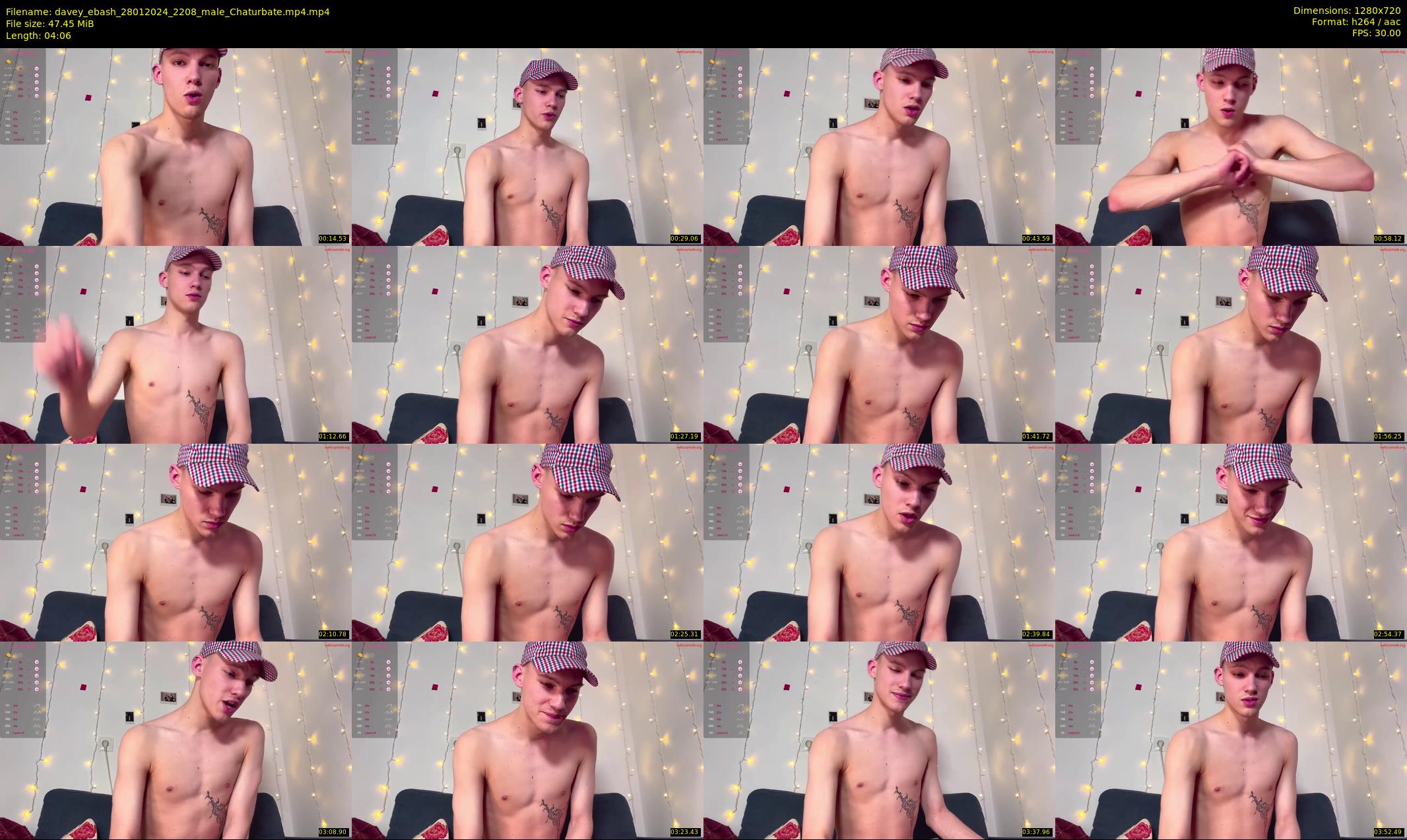 davey_ebash — 5 minute Chaturbate male cam show recording, 720p, Jan 28, 2024