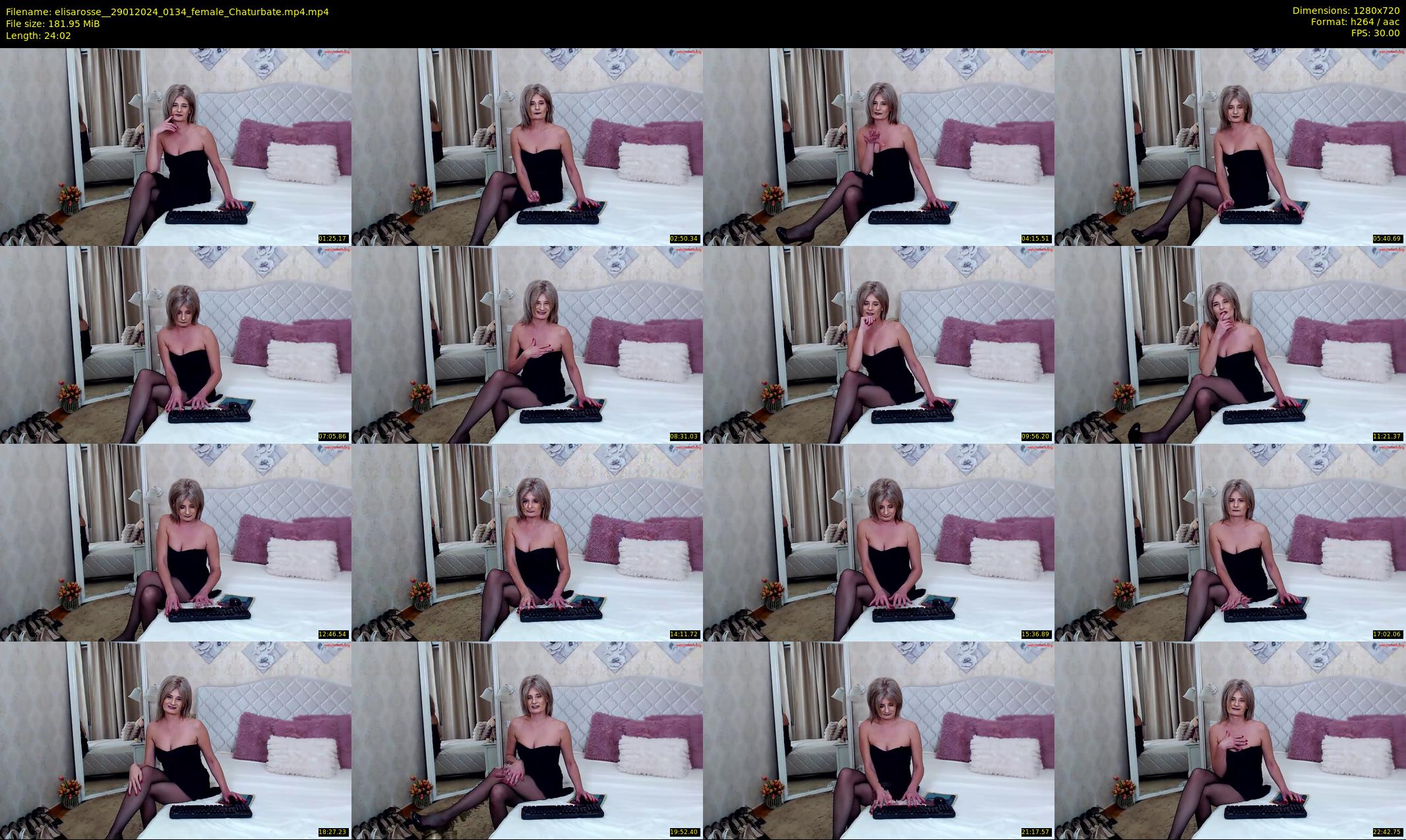 elisarosse_ — 25 minute Chaturbate female cam show recording, 720p, Jan 29, 2024