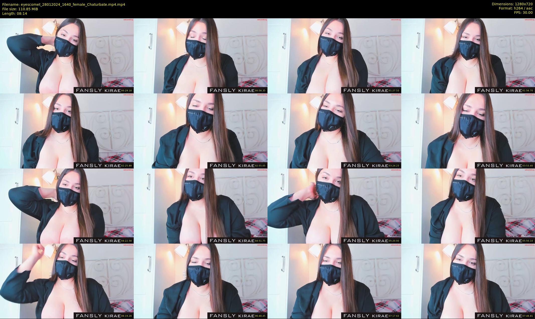 eyescomet — 9 minute Chaturbate female cam show recording, 720p, Jan 28, 2024