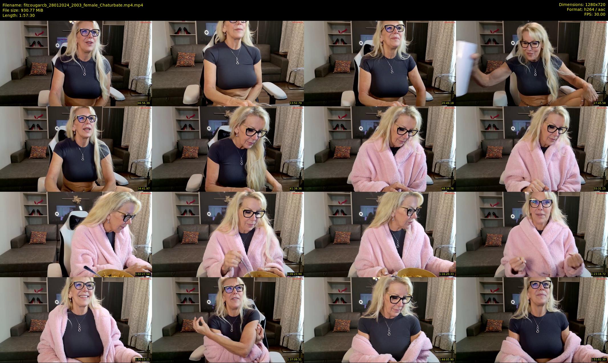 fitcougarcb — 118 minute Chaturbate female cam show recording, 720p, Jan 28, 2024
