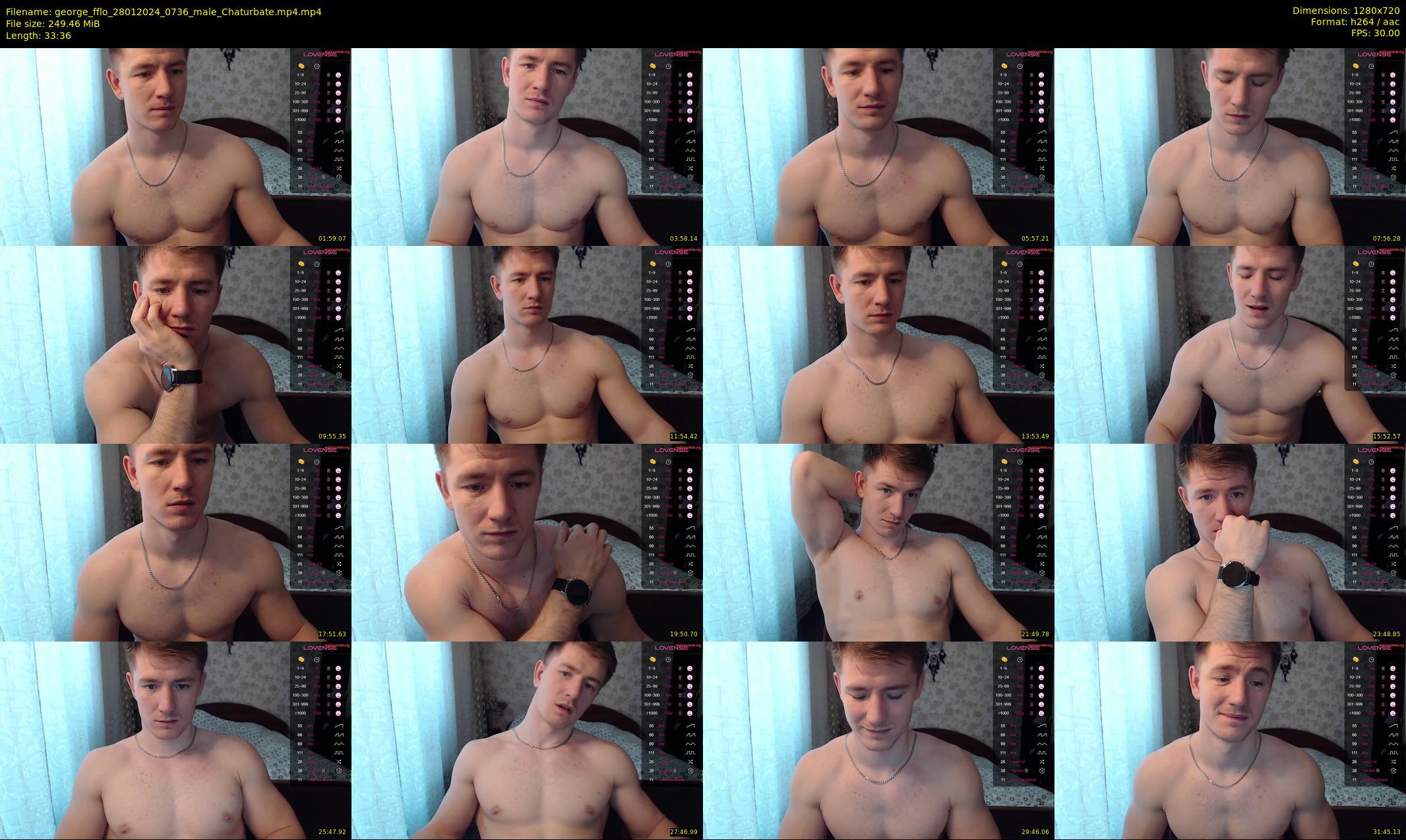 george_fflo — 34 minute Chaturbate male cam show recording, 720p, Jan 28, 2024