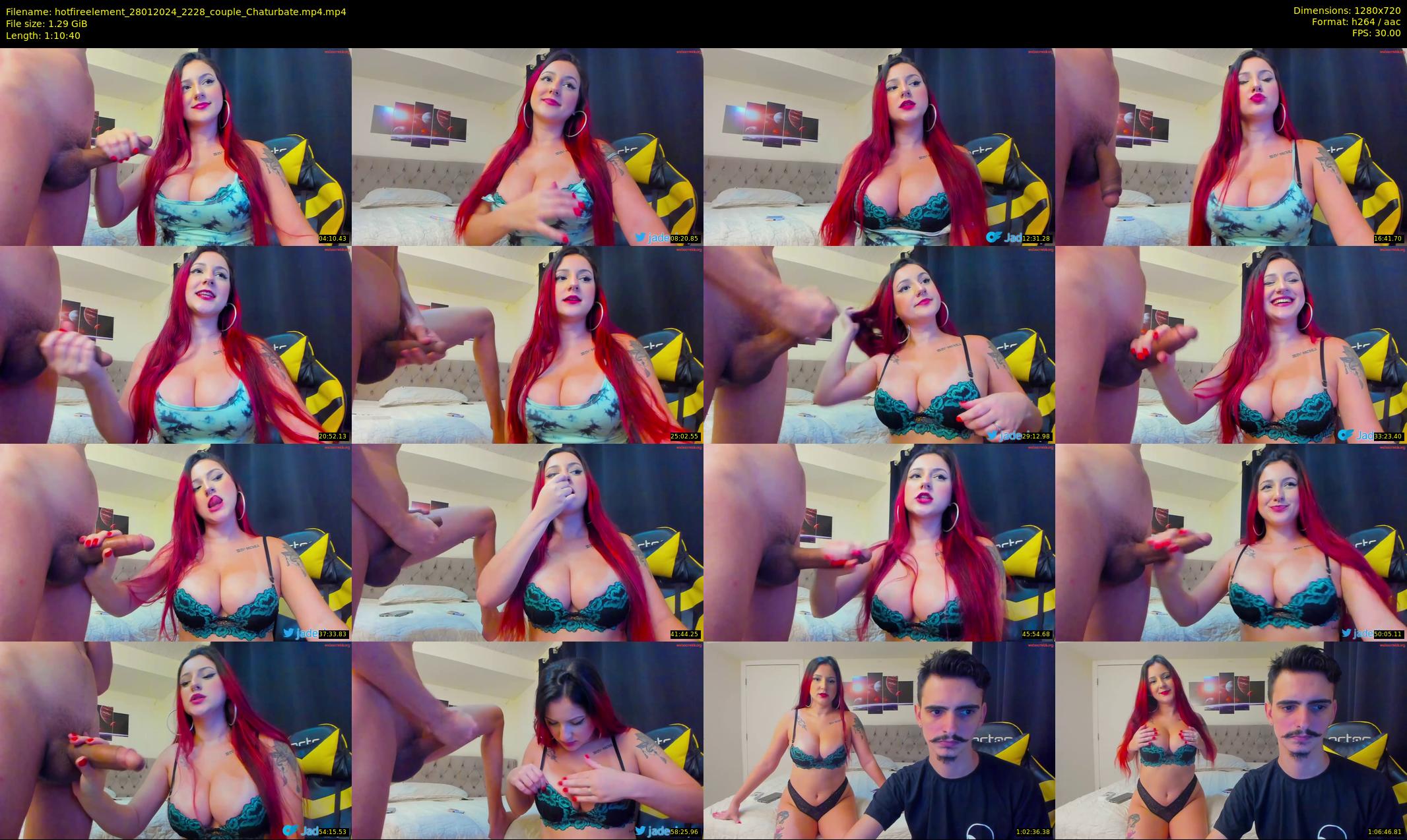 hotfireelement — 71 minute Chaturbate couple cam show recording, 720p, Jan 28, 2024