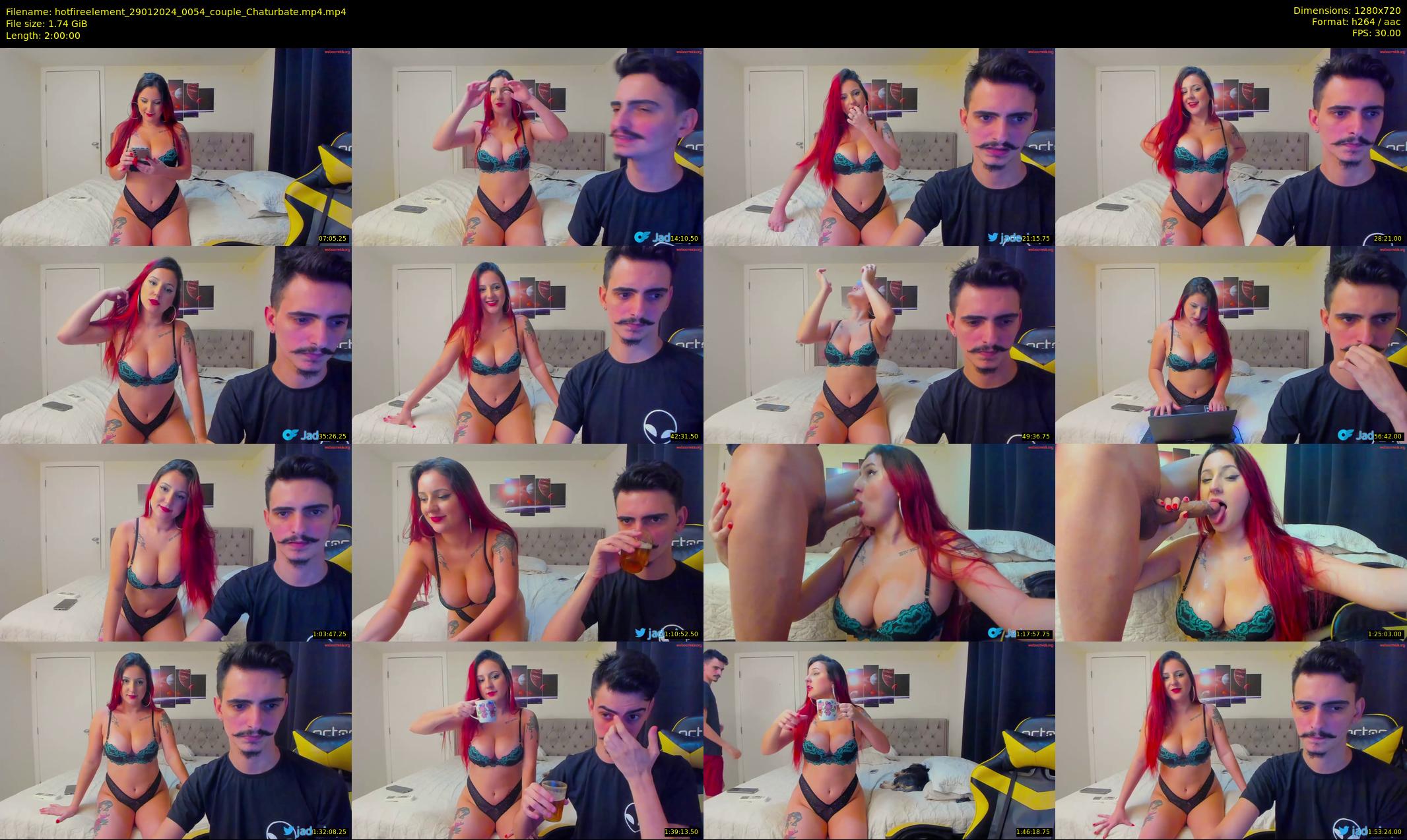 hotfireelement — 120 minute Chaturbate couple cam show recording, 720p, Jan 29, 2024
