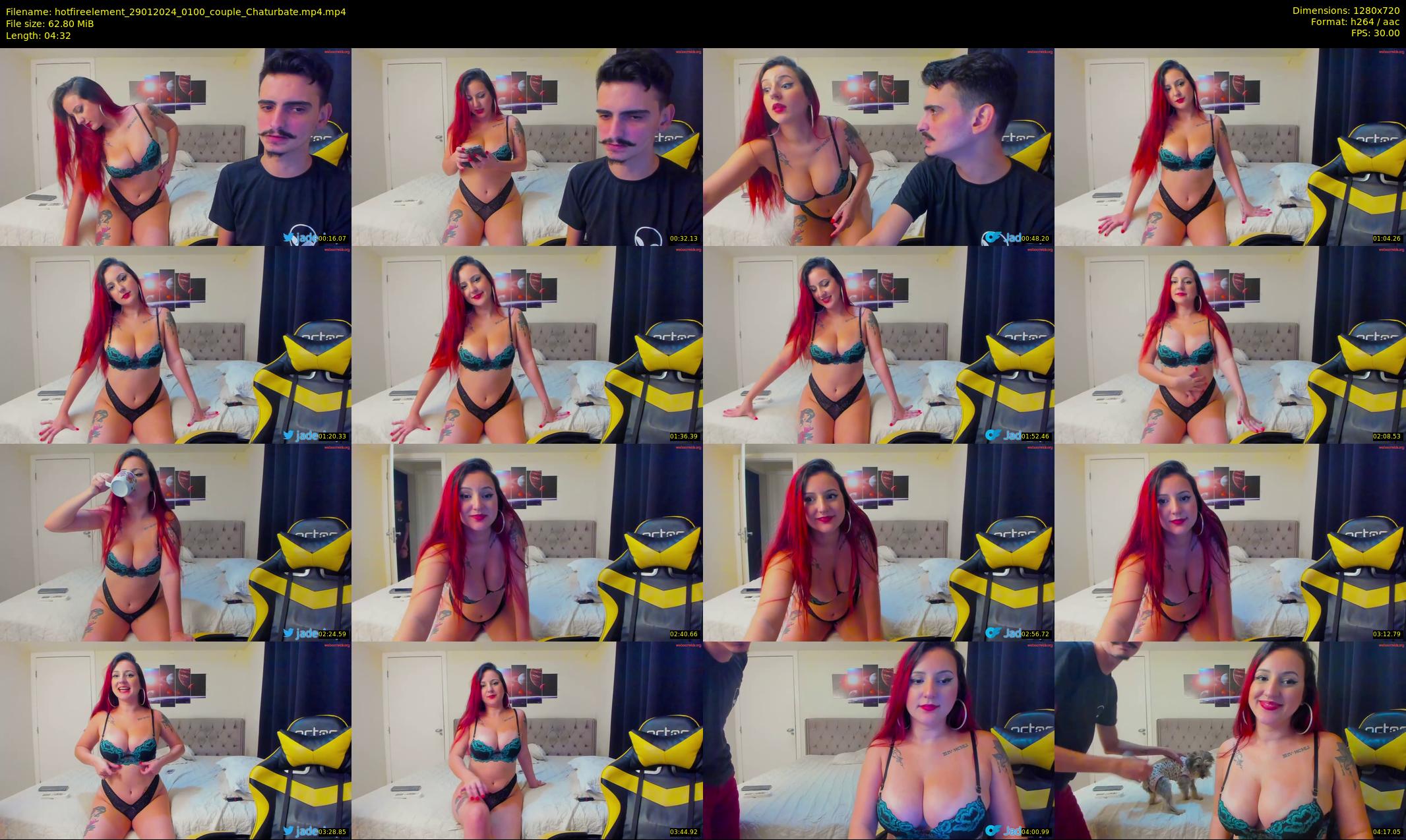 hotfireelement — 5 minute Chaturbate couple cam show recording, 720p, Jan 29, 2024