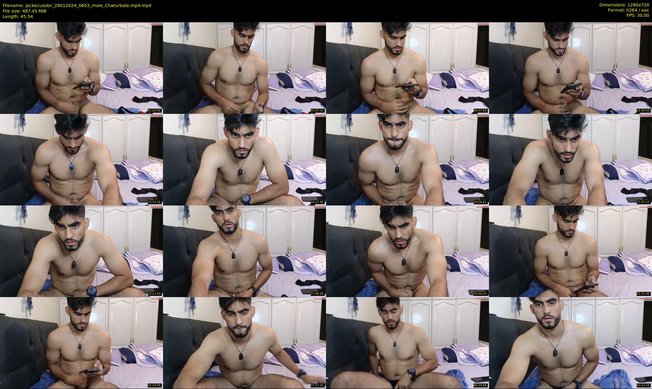 jackecuador — 46 minute Chaturbate male cam show recording, 720p, Jan 28, 2024