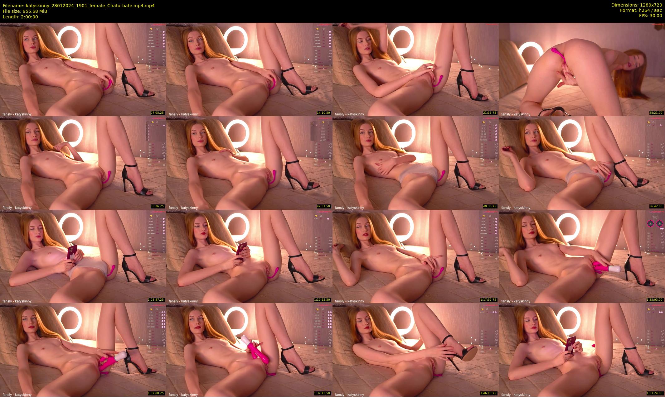 katyskinny — 120 minute Chaturbate female cam show recording, 720p, Jan 28, 2024