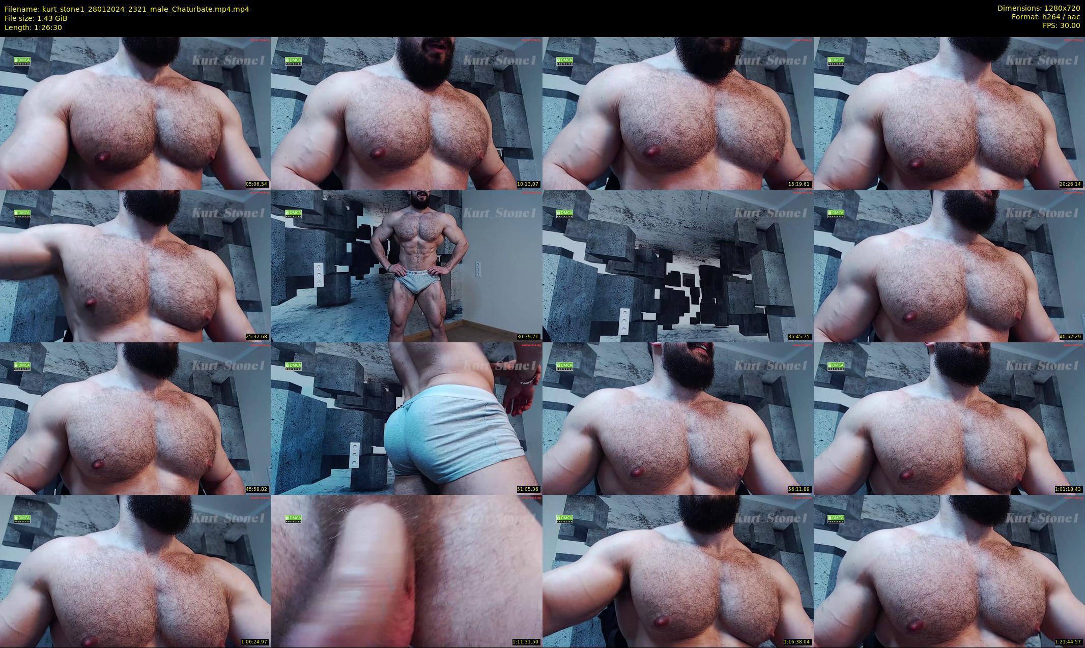 kurt_stone1 — 87 minute Chaturbate male cam show recording, 720p, Jan 28, 2024