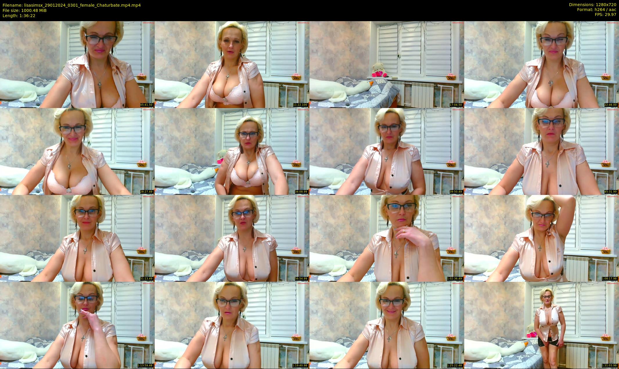 lisasimsx — 97 minute Chaturbate female cam show recording, 720p, Jan 29, 2024