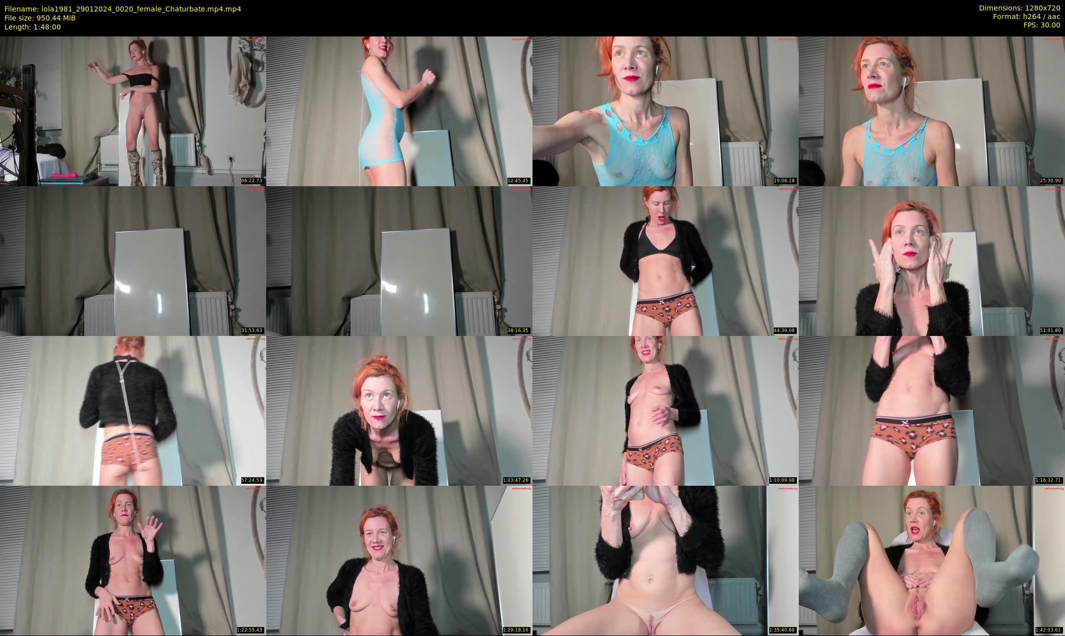 lola1981 — 108 minute Chaturbate female cam show recording, 720p, Jan 29, 2024