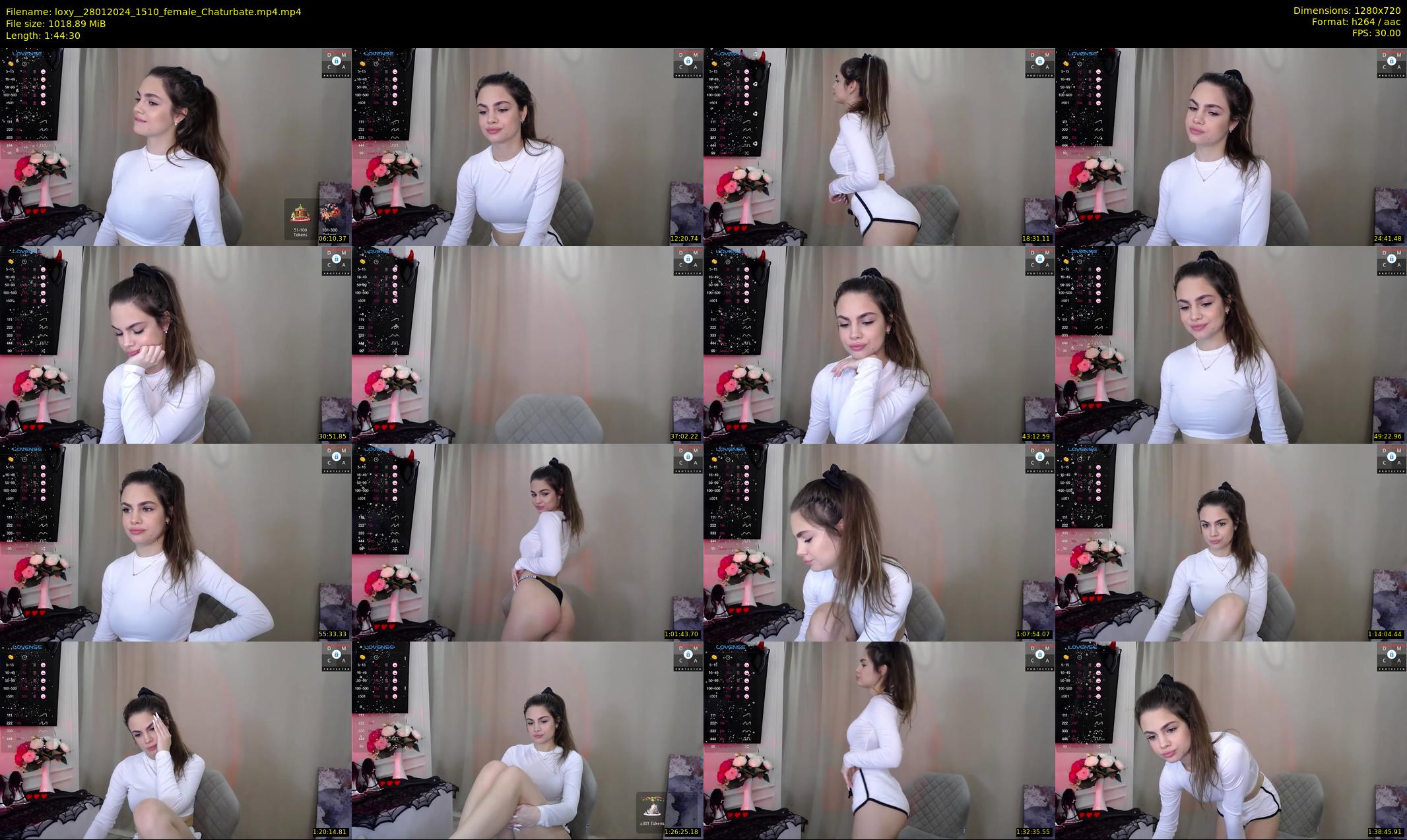 loxy_ — 105 minute Chaturbate female cam show recording, 720p, Jan 28, 2024
