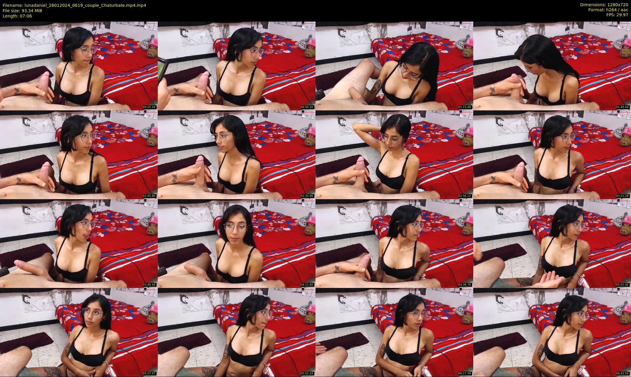 lunadaniel — 8 minute Chaturbate couple cam show recording, 720p, Jan 28, 2024