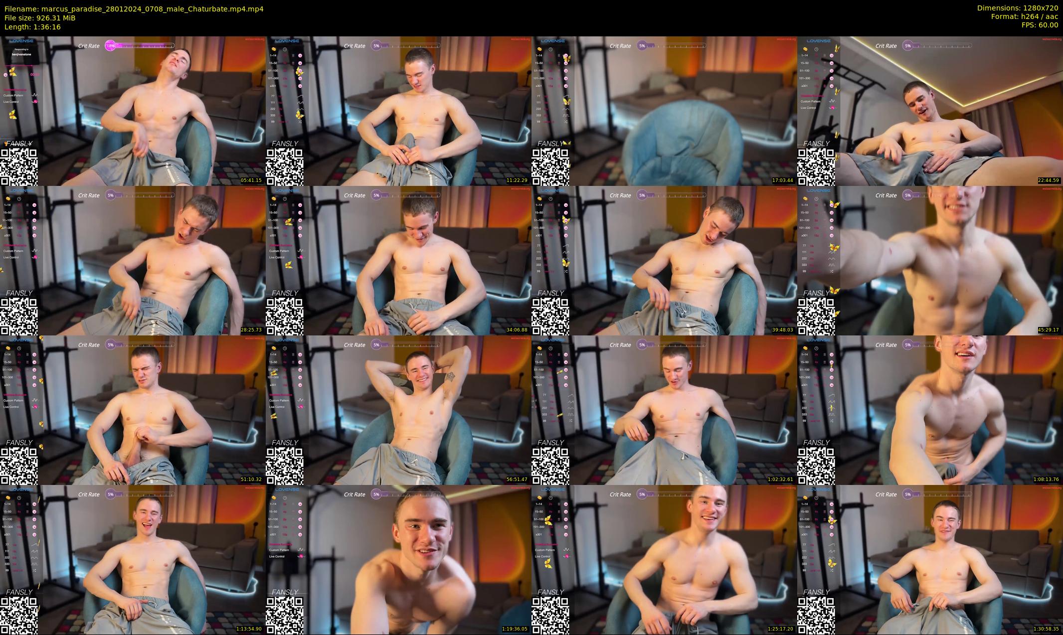marcus_paradise — 97 minute Chaturbate male cam show recording, 720p, Jan 28, 2024