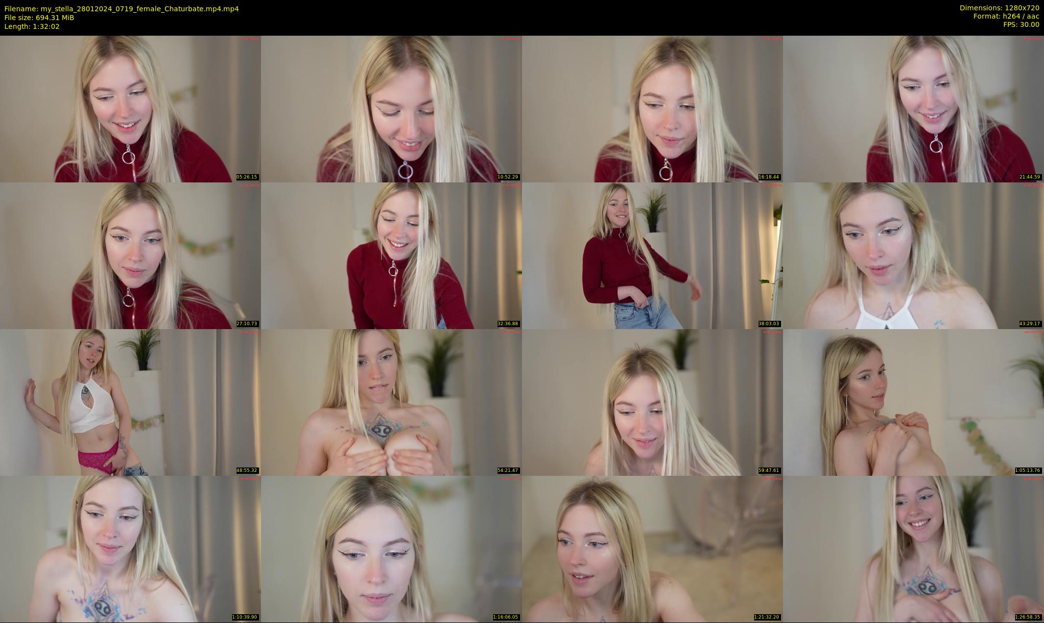 my_stella — 93 minute Chaturbate female cam show recording, 720p, Jan 28, 2024