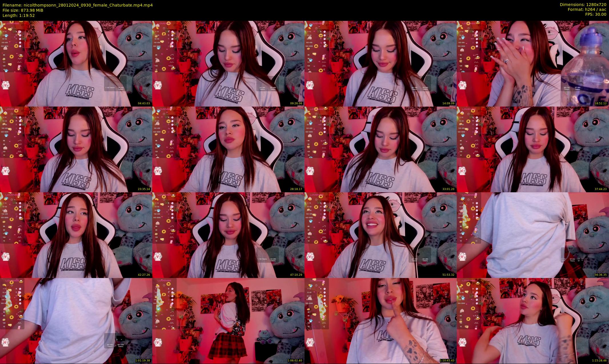 nicolthompsonn — 80 minute Chaturbate female cam show recording, 720p, Jan 28, 2024