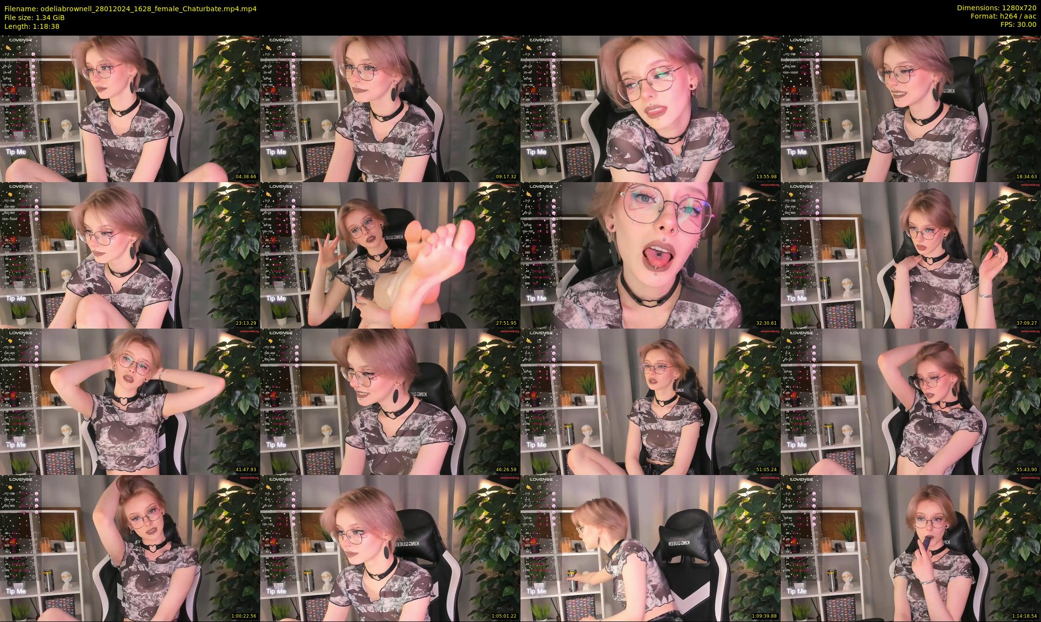 odeliabrownell — 79 minute Chaturbate female cam show recording, 720p, Jan 28, 2024