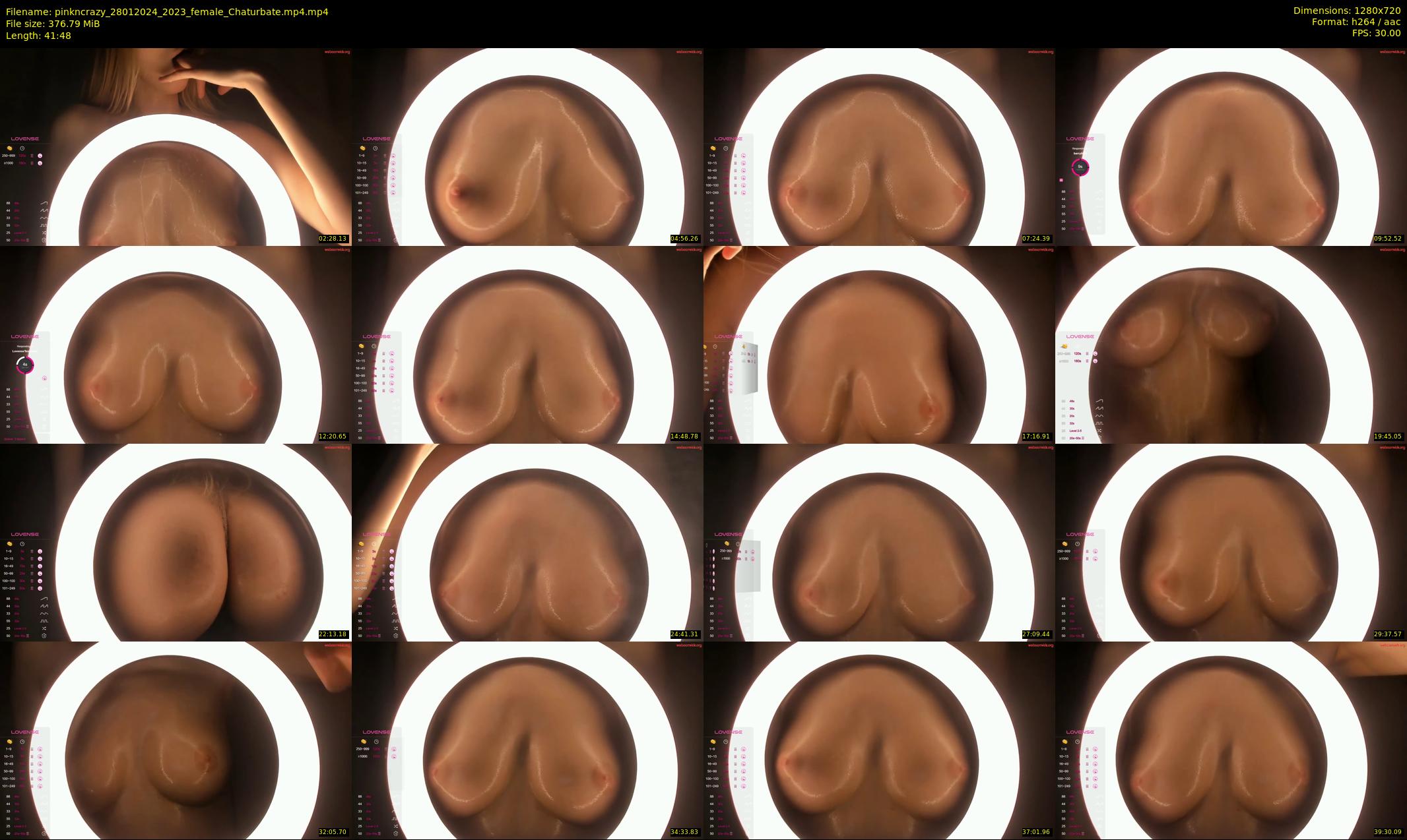 pinkncrazy — 42 minute Chaturbate female cam show recording, 720p, Jan 28, 2024