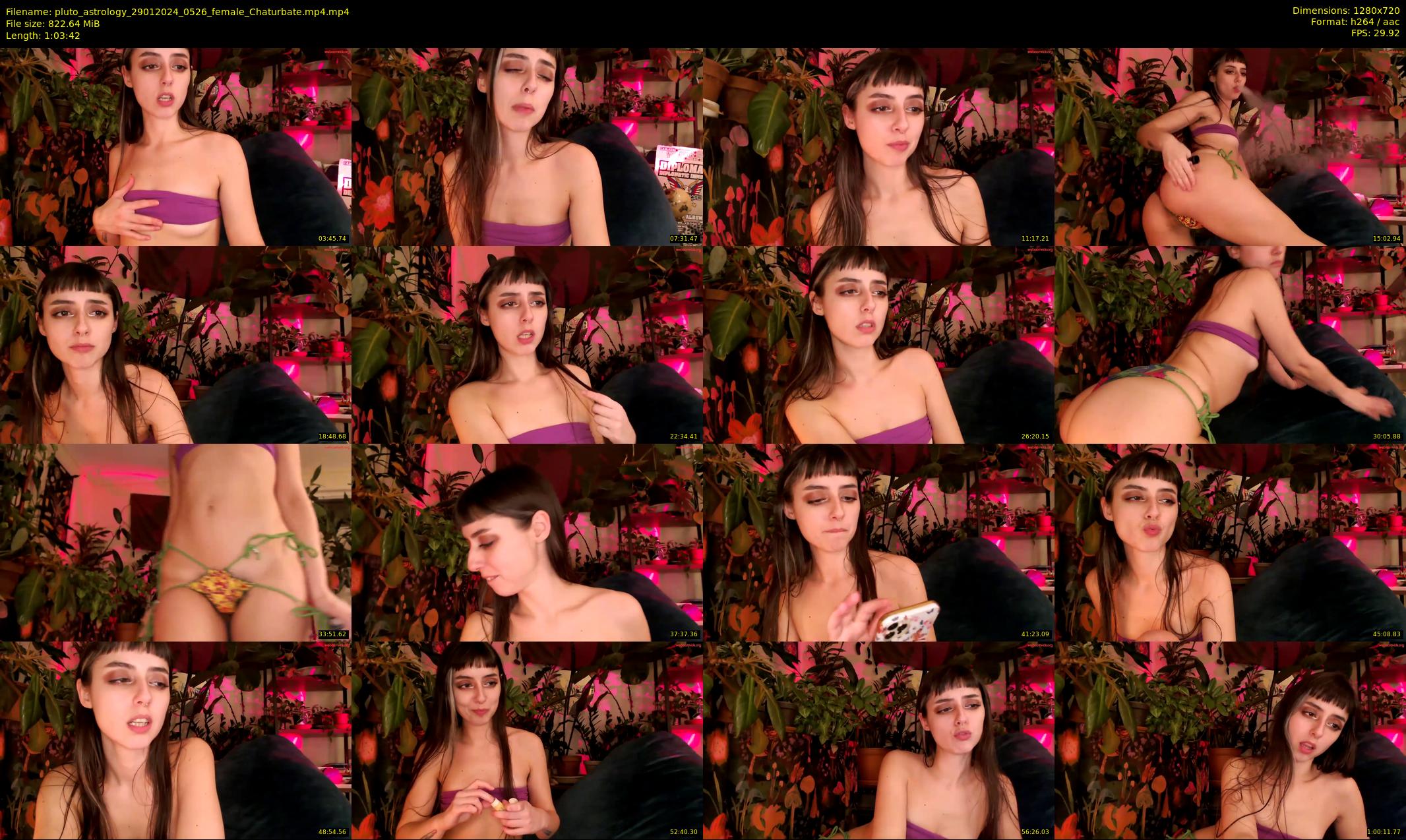 pluto_astrology — 64 minute Chaturbate female cam show recording, 720p, Jan 29, 2024