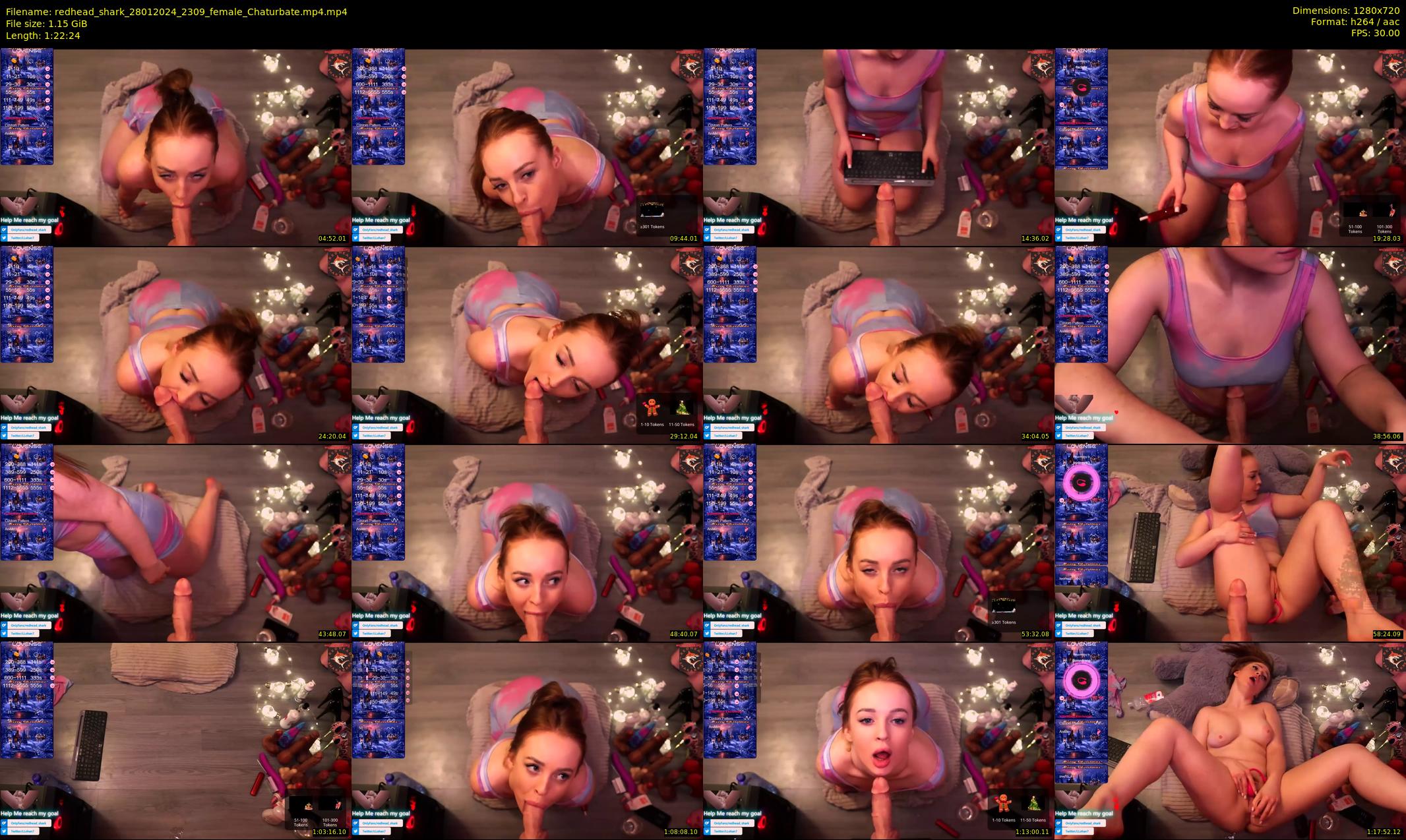 redhead_shark — 83 minute Chaturbate female cam show recording, 720p, Jan 28, 2024