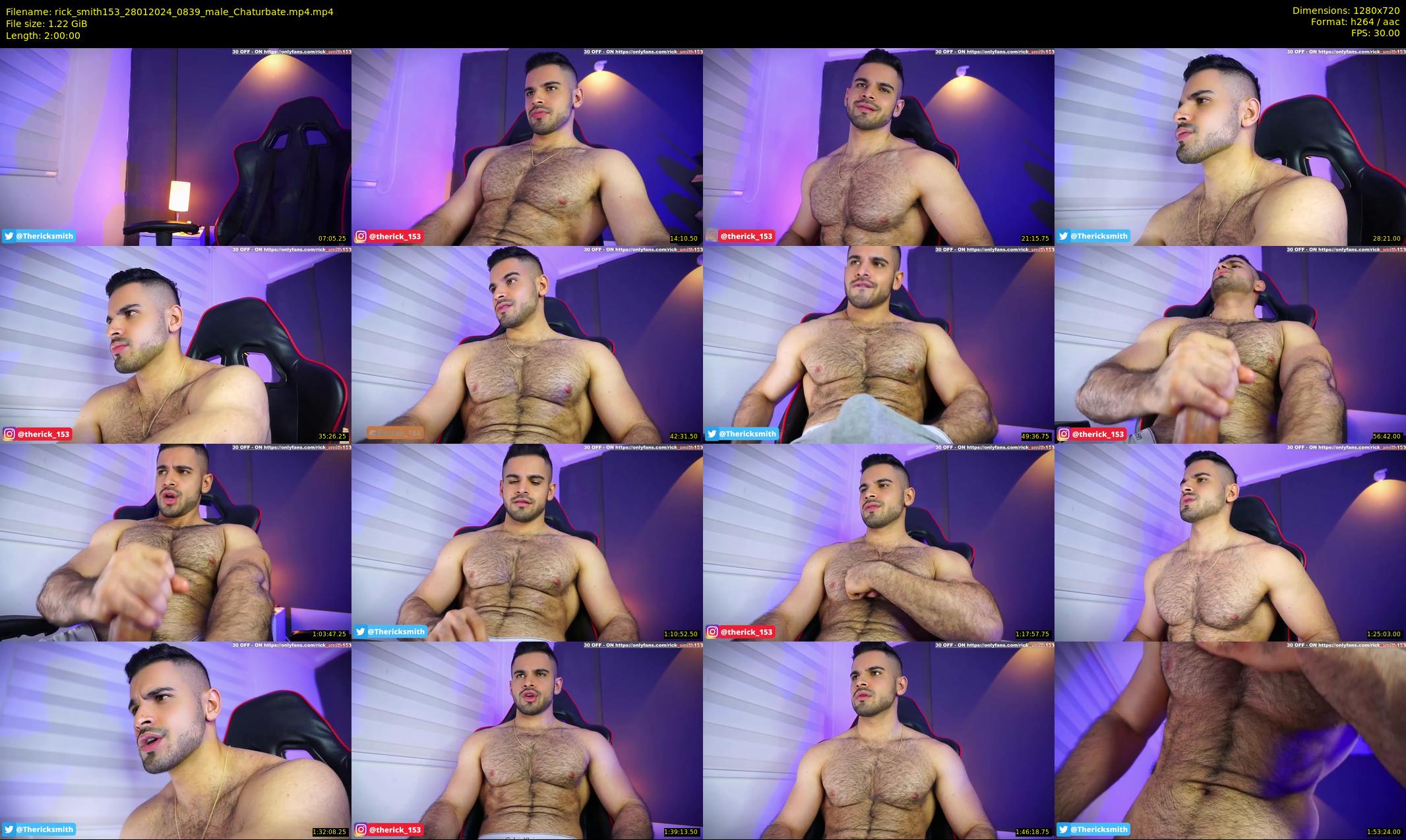 rick_smith153 — 120 minute Chaturbate male cam show recording, 720p, Jan 28, 2024