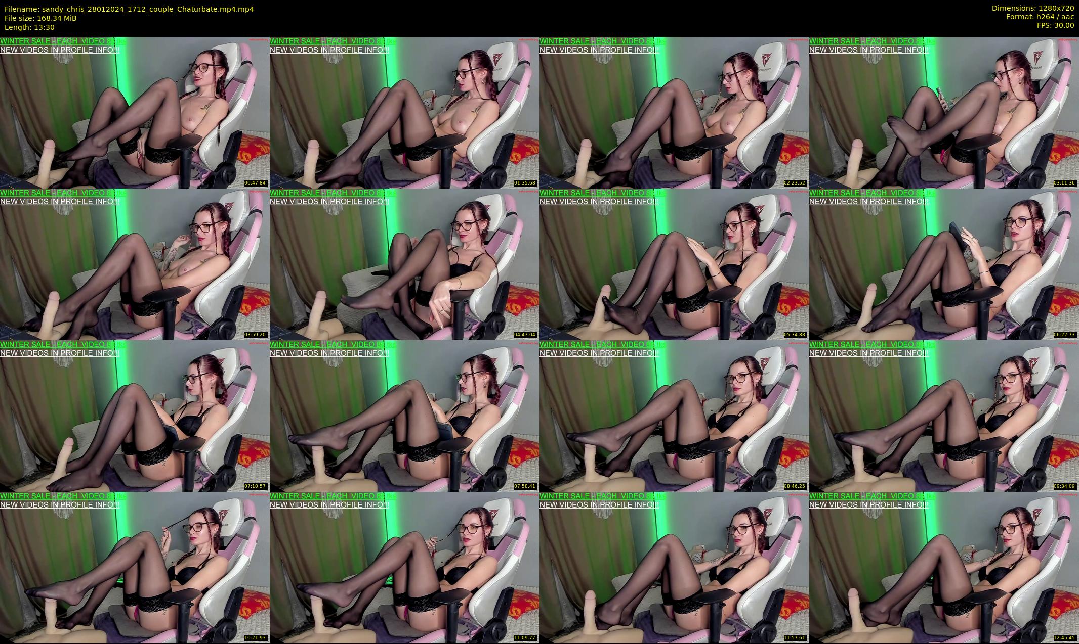 sandy_chris — 14 minute Chaturbate couple cam show recording, 720p, Jan 28, 2024